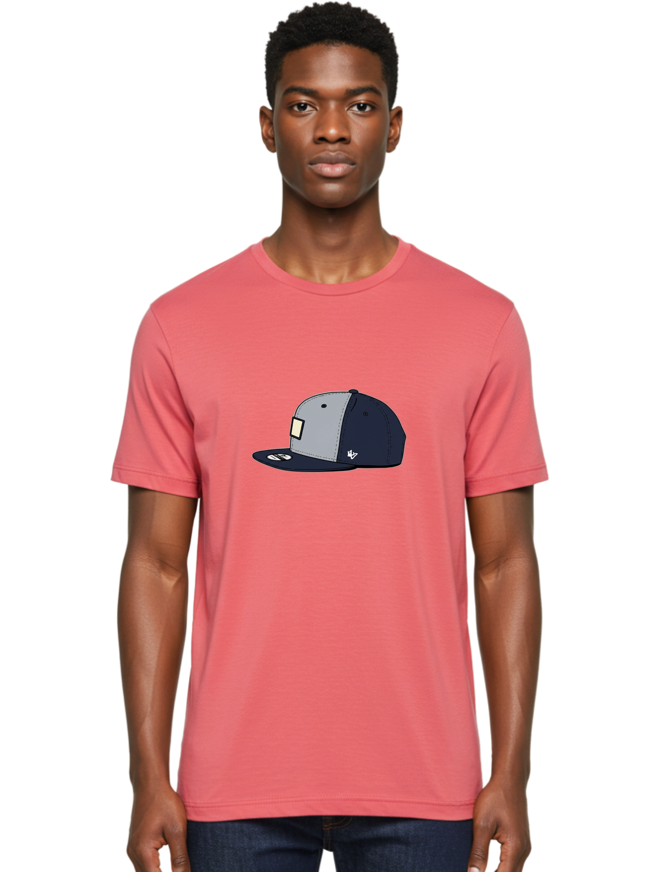 47-Snapback-Hat Men'S Graphic Tee, 100% Cotton, Comfortable Casual Summer Wear, Machine Washable, Baseball Cap, Snapback Hat, 47 Brand Clothing, Streetwear Fashion, Casual Style, Navy Blue Cap, Grey And Navy Color Combination, White Logo, Bac577 21