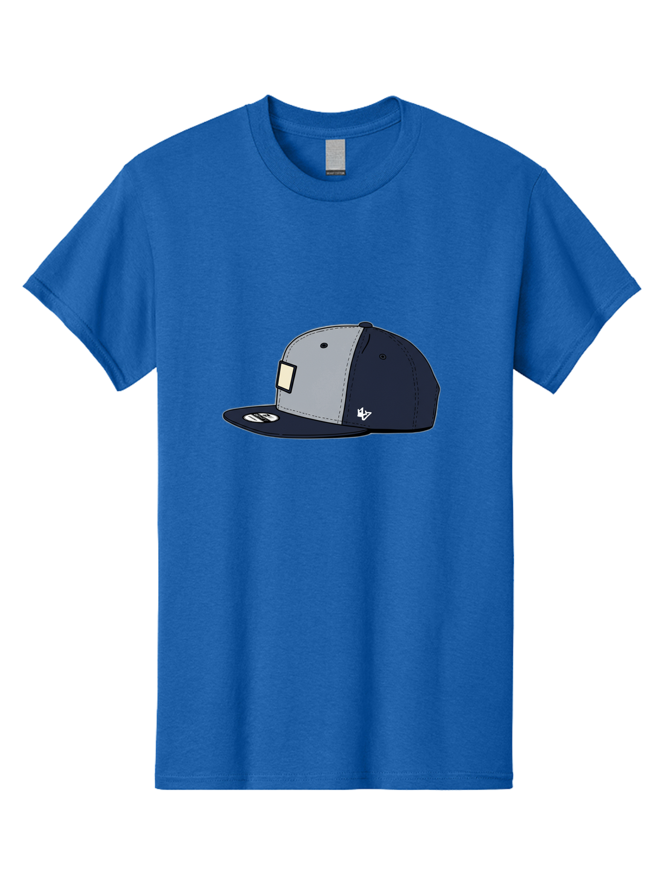 47-Snapback-Hat Men'S Graphic Tee, 100% Cotton, Comfortable Casual Summer Wear, Machine Washable, Baseball Cap, Snapback Hat, 47 Brand Clothing, Streetwear Fashion, Casual Style, Navy Blue Cap, Grey And Navy Color Combination, White Logo, Bac577 3