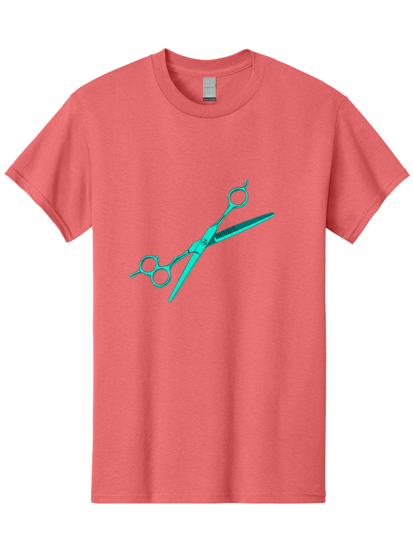 Barber-Scissors Men'S Graphic Tee, 100% Cotton, Comfortable Casual Summer Wear, Machine Washable, Hairdressing Scissors, Beauty Tools, Salon Equipment, Hair Cutting, Grooming, Styling, Professional Hairstyling Bac607 8