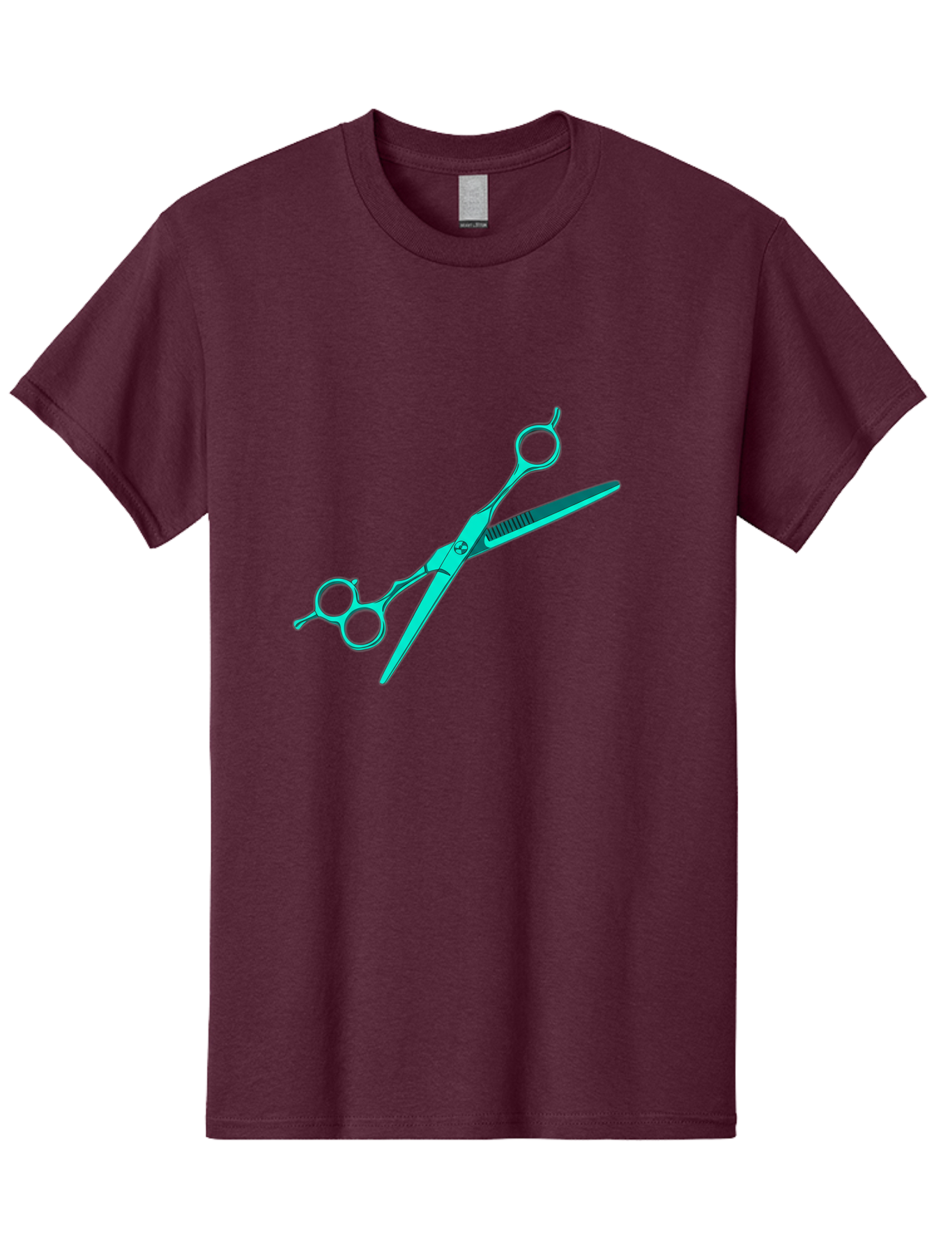Barber-Scissors Men'S Graphic Tee, 100% Cotton, Comfortable Casual Summer Wear, Machine Washable, Hairdressing Scissors, Beauty Tools, Salon Equipment, Hair Cutting, Grooming, Styling, Professional Hairstyling Bac607 14
