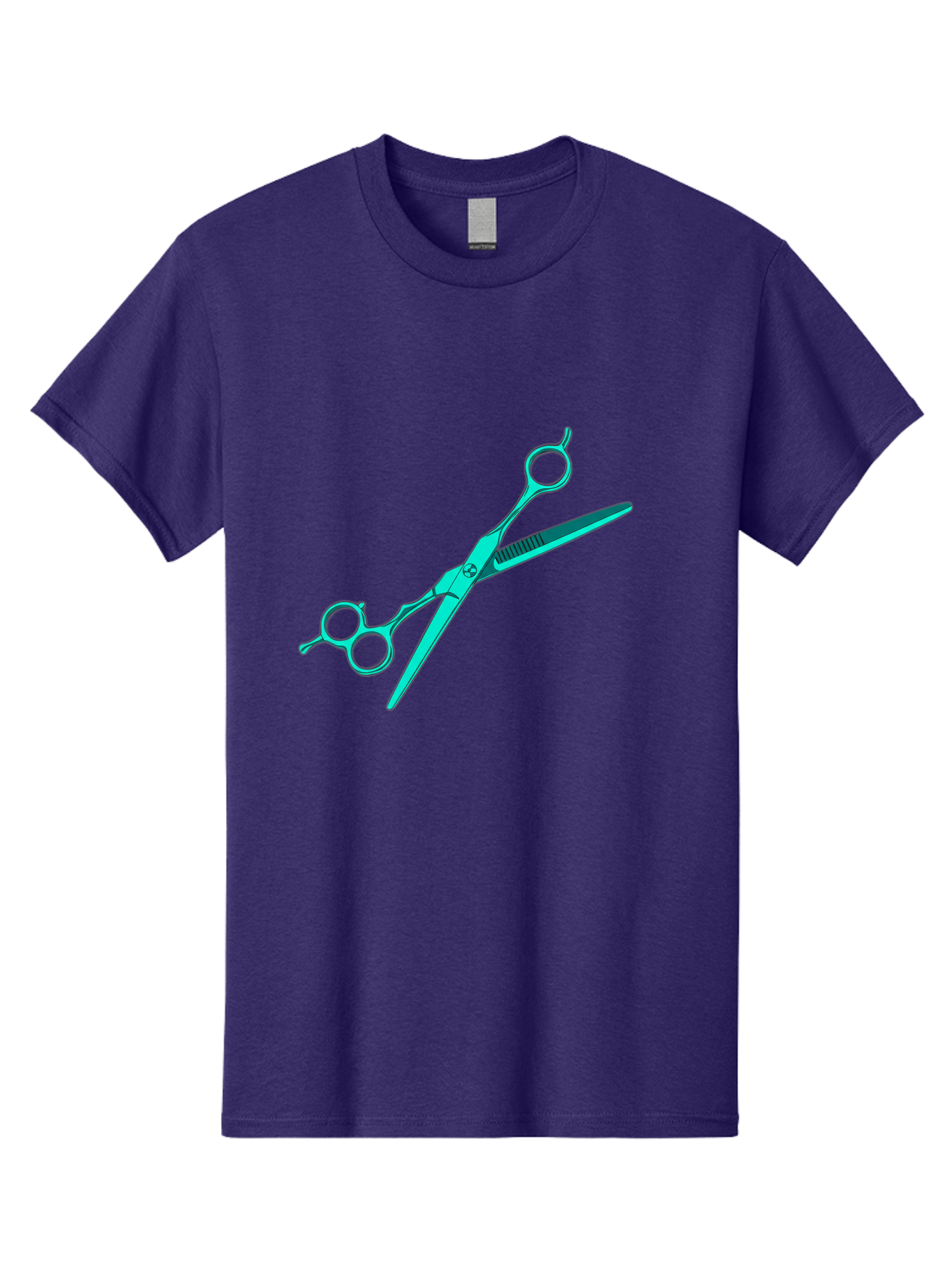 Barber-Scissors Men'S Graphic Tee, 100% Cotton, Comfortable Casual Summer Wear, Machine Washable, Hairdressing Scissors, Beauty Tools, Salon Equipment, Hair Cutting, Grooming, Styling, Professional Hairstyling Bac607 15