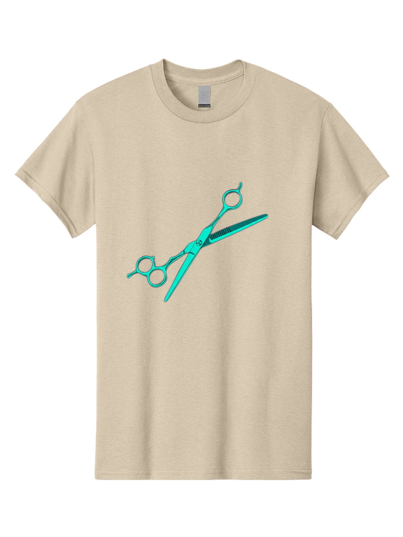 Barber-Scissors Men'S Graphic Tee, 100% Cotton, Comfortable Casual Summer Wear, Machine Washable, Hairdressing Scissors, Beauty Tools, Salon Equipment, Hair Cutting, Grooming, Styling, Professional Hairstyling Bac607 9