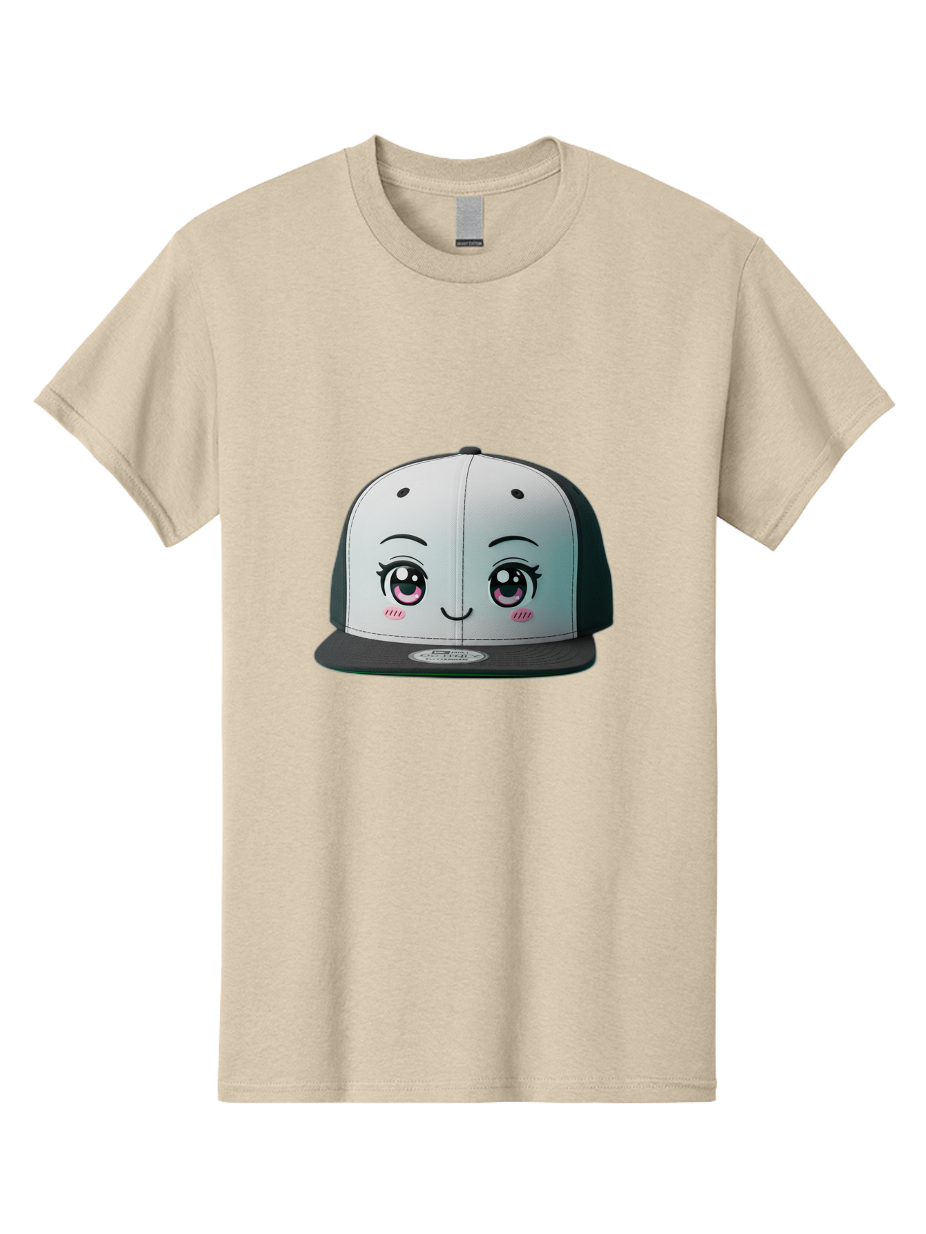 Baseball-Cap Men'S Graphic Tee, 100% Cotton, Comfortable Casual Summer Wear, Machine Washable, Cartoon Snapback Cap, Kawaii Fashion, Cute Hat Design, Playful Eyewear, Trendy Accessories, Streetwear Style, Anime Influence, Fashionable Headwear Bac618 10