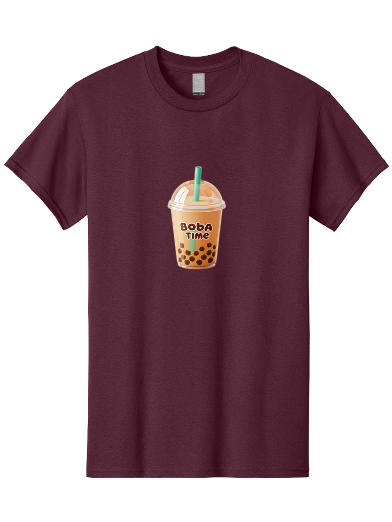 Boba-Time Men'S Graphic Tee, 100% Cotton, Comfortable Casual Summer Wear, Machine Washable, Boba Tea, Bubble Tea, Milk Tea, Tapioca Pearls, Tea Drink, Boba Time, Tea Culture, Milk Tea Lover, Boba Drink, Tea Time, Bubble Tea Lover Bac674 2