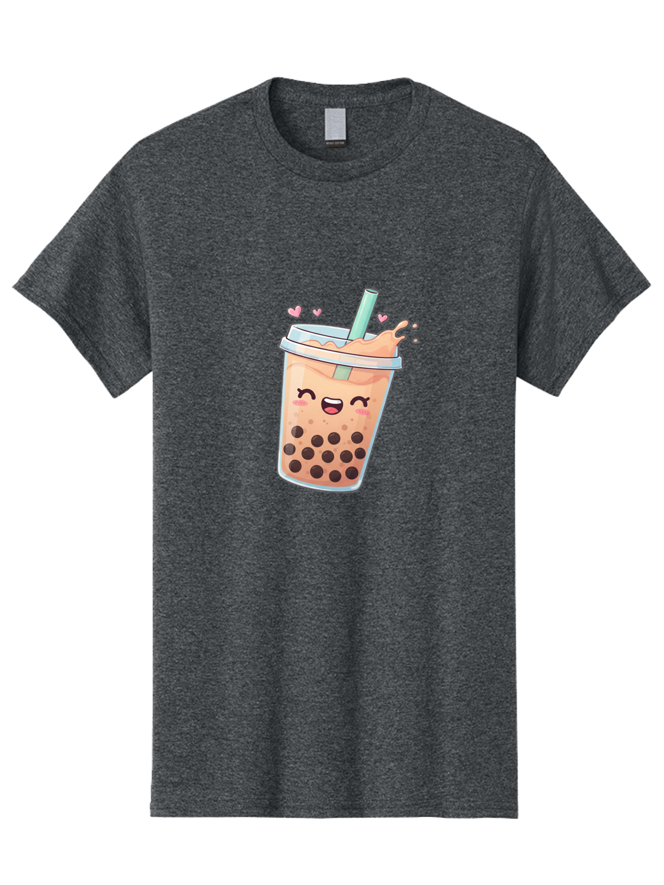 Bubble-Tea-16 Men'S Graphic Tee, 100% Cotton, Comfortable Casual Summer Wear, Machine Washable, Boba Tea, Bubble Tea, Kawaii Drink, Cute Cartoon Beverage, Tea With Boba, Smiling Milk Tea, Adorable Drink, Tea Lover, Boba Love, Refreshing Drink Bac696 9