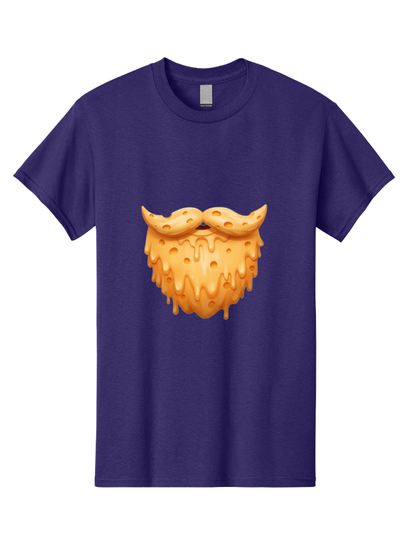 Croissant-With-Mustache Men'S Graphic Tee, 100% Cotton, Comfortable Casual Summer Wear, Machine Washable, Doughnut With Mustache, Sweet Treats, Baked Goods, Quirky Humor, Funny Faces, Dessert Lovers, Creative Food Art, Playful Graphics Bac936 11