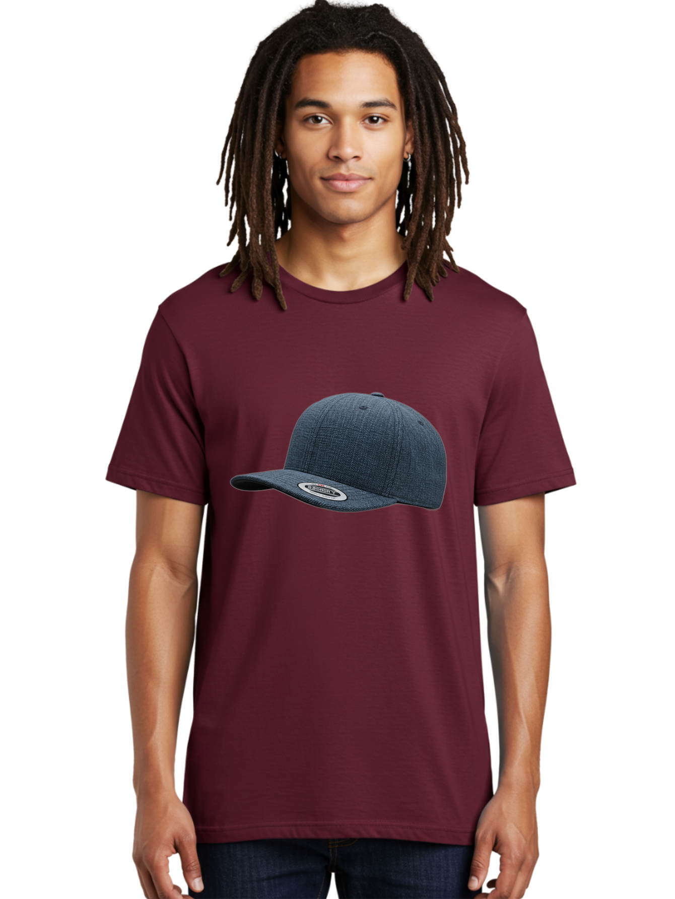 Flexfit-Cap Men'S Graphic Tee, 100% Cotton, Comfortable Casual Summer Wear, Machine Washable, Flexfit Baseball Cap, Dark Blue Cap, Snapback Hat, Flexfit Logo, Stylish Headwear, Casual Fashion, Sports Cap, Flexfit Branding, Hat With Logo Bad102 24