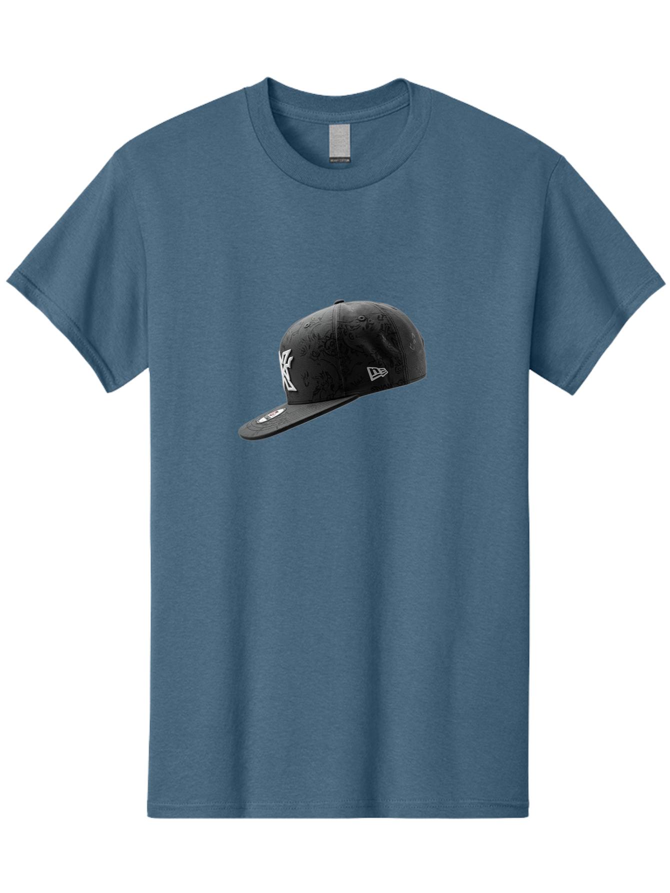 New-York-Yankees-Baseball-Cap Men'S Graphic Tee, 100% Cotton, Comfortable Casual Summer Wear, Machine Washable, New York Yankees Baseball Cap, Black Cap With White Logo, New Era Cap, Baseball Hat, Sports Fashion, Ny Logo, Mlb Merchandise, Bad372 12