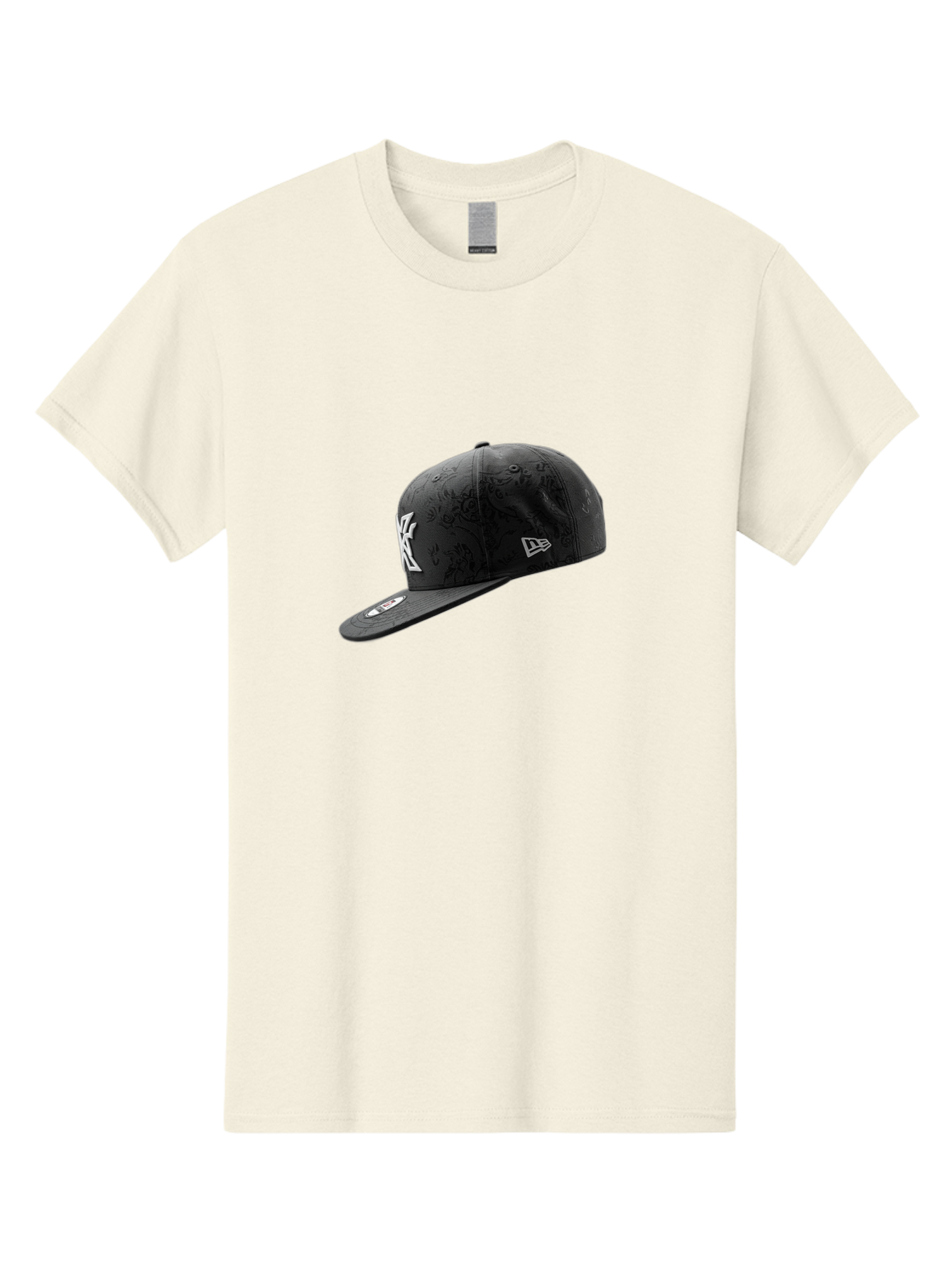 New-York-Yankees-Baseball-Cap Men'S Graphic Tee, 100% Cotton, Comfortable Casual Summer Wear, Machine Washable, New York Yankees Baseball Cap, Black Cap With White Logo, New Era Cap, Baseball Hat, Sports Fashion, Ny Logo, Mlb Merchandise, Bad372 14