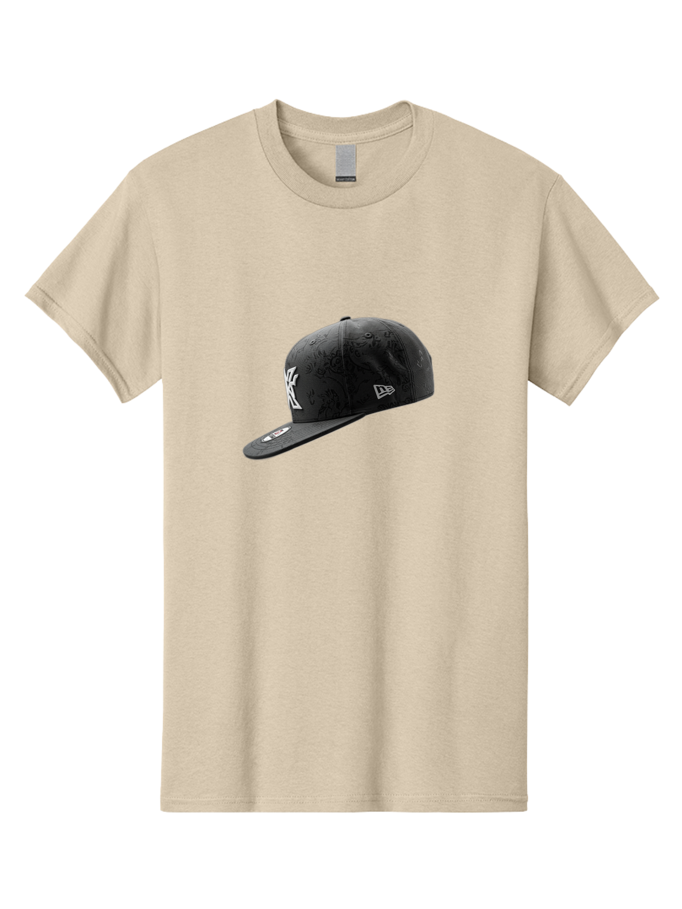 New-York-Yankees-Baseball-Cap Men'S Graphic Tee, 100% Cotton, Comfortable Casual Summer Wear, Machine Washable, New York Yankees Baseball Cap, Black Cap With White Logo, New Era Cap, Baseball Hat, Sports Fashion, Ny Logo, Mlb Merchandise, Bad372 13