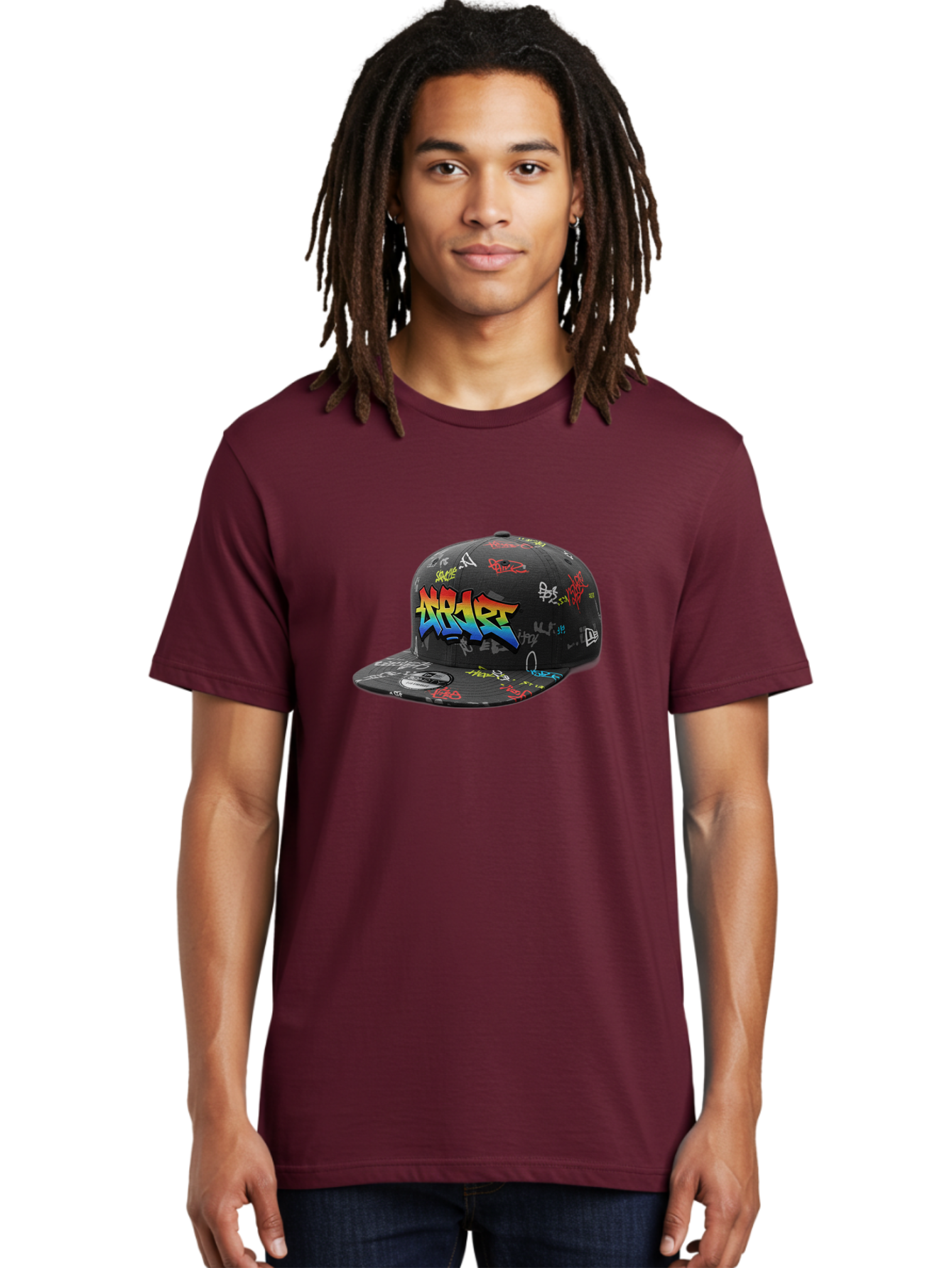 Nike-Air Men'S Graphic Tee, 100% Cotton, Comfortable Casual Summer Wear, Machine Washable, Nike Air Graffiti Hat, Streetwear Fashion, Basketball Cap, Urban Style, Colorful Design, Graffiti Art, New Era, Sportswear, Hip Hop Culture, Bad375 29