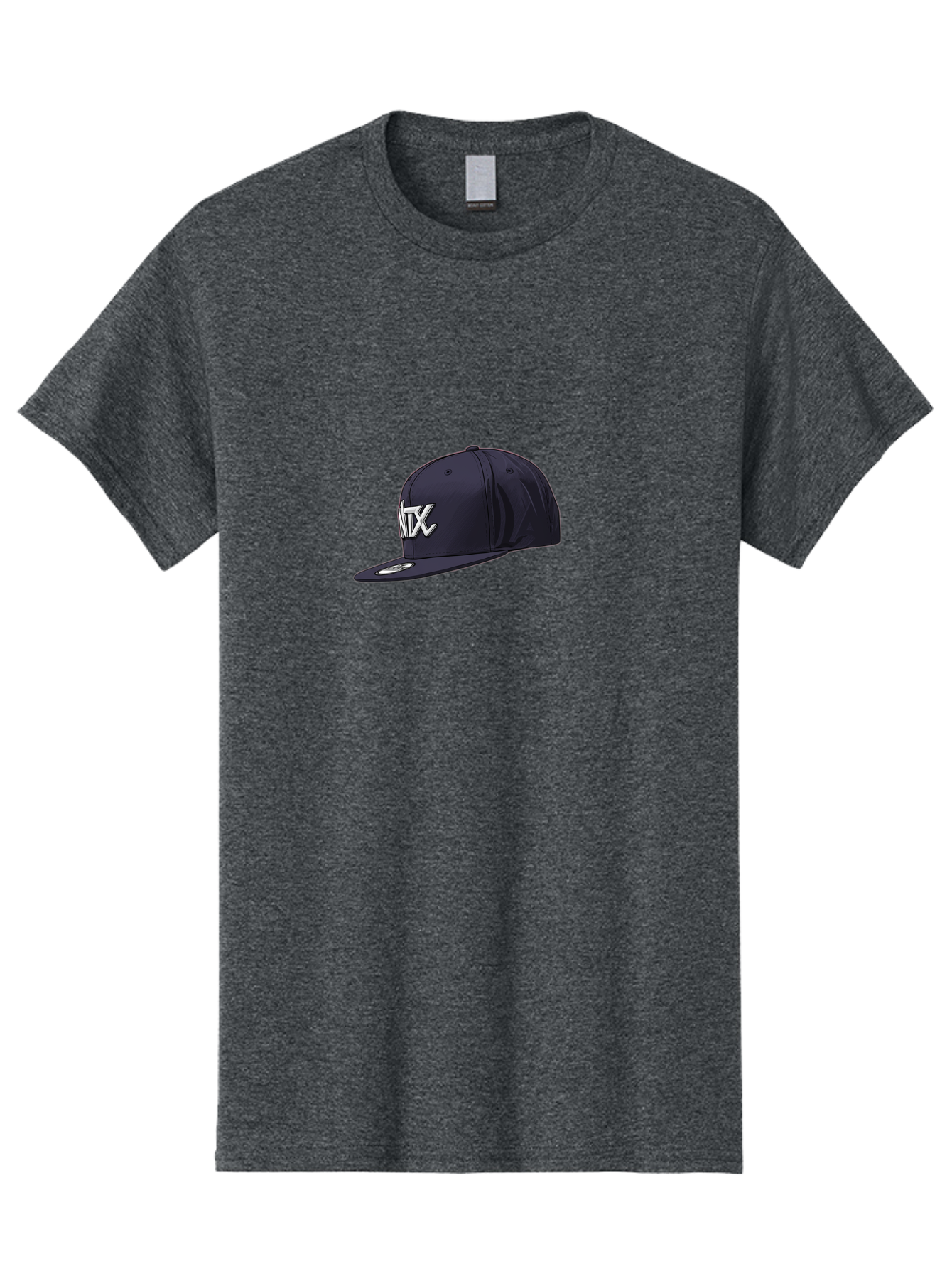 Ntx-Baseball-Cap Men'S Graphic Tee, 100% Cotton, Comfortable Casual Summer Wear, Machine Washable, Ntx Logo, Baseball Cap, Navy Blue Cap, White Logo, Sports Apparel, Streetwear Fashion, Casual Wear, Hat With Logo Bad377 2