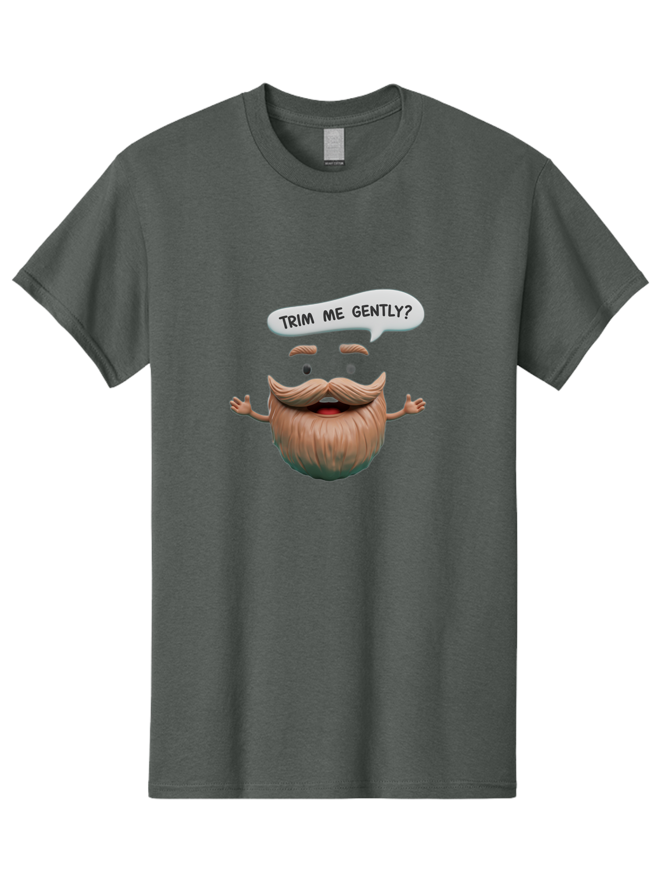 Onion-With-Mustache Men'S Graphic Tee, 100% Cotton, Comfortable Casual Summer Wear, Machine Washable, Onion With A Face, Humorous Illustration, Cartoon Character, Funny Vegetable, Whimsical Design, Quirky Art, Beard And Mustache, Bad383 4