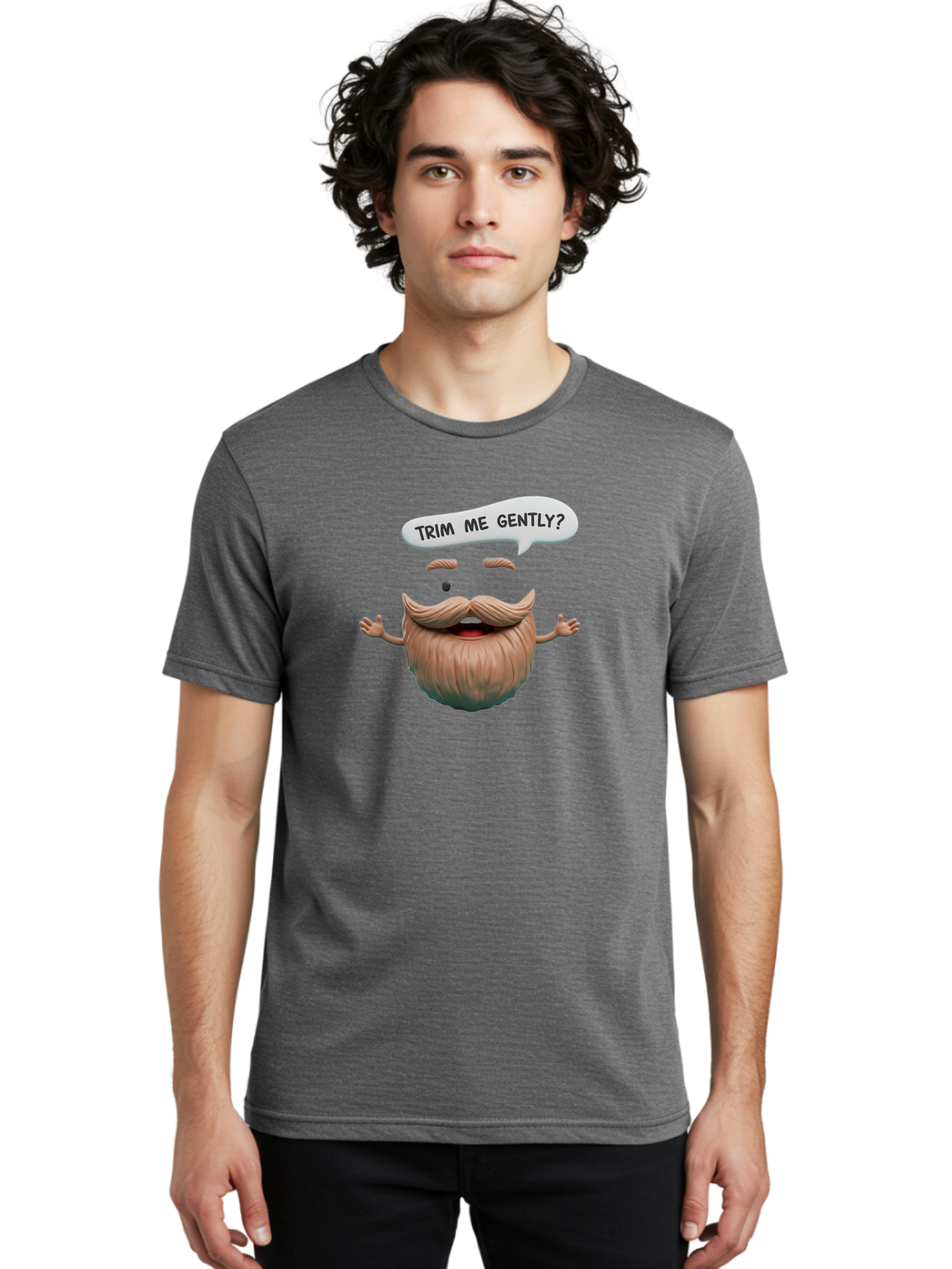 Onion-With-Mustache Men'S Graphic Tee, 100% Cotton, Comfortable Casual Summer Wear, Machine Washable, Onion With A Face, Humorous Illustration, Cartoon Character, Funny Vegetable, Whimsical Design, Quirky Art, Beard And Mustache, Bad383 20