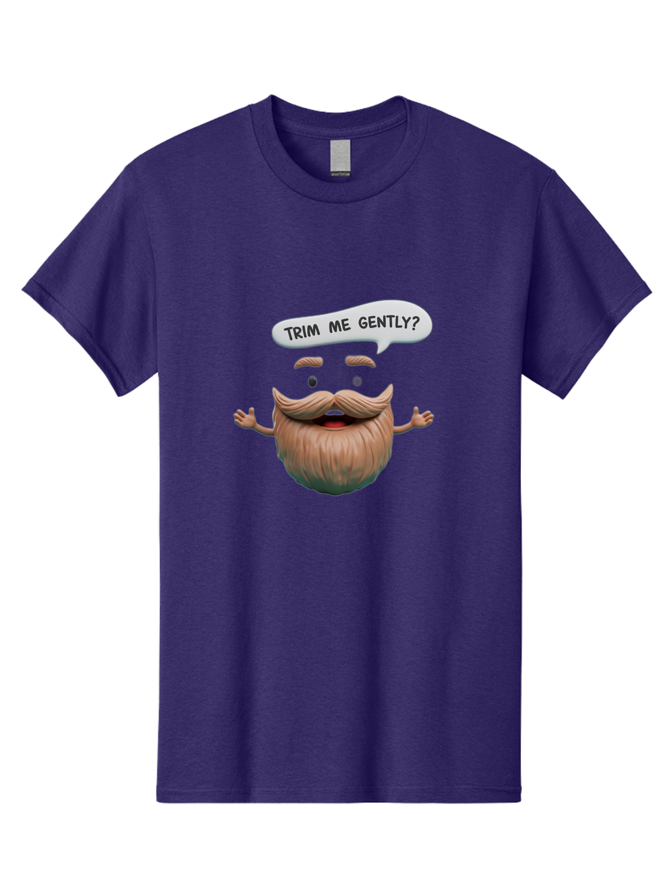 Onion-With-Mustache Men'S Graphic Tee, 100% Cotton, Comfortable Casual Summer Wear, Machine Washable, Onion With A Face, Humorous Illustration, Cartoon Character, Funny Vegetable, Whimsical Design, Quirky Art, Beard And Mustache, Bad383 3