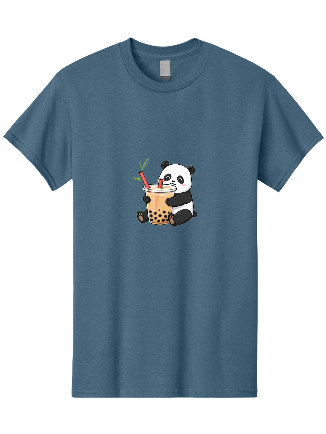 Panda-Bubble-Tea Men'S Graphic Tee, 100% Cotton, Comfortable Casual Summer Wear, Machine Washable, Cute Panda, Bubble Tea, Boba, Kawaii, Cartoon Character, Adorable, Tea Drink, Straw, Black Boba, Milk Tea, Happy Panda, Tea Lover, Boba Lover Bad399 14