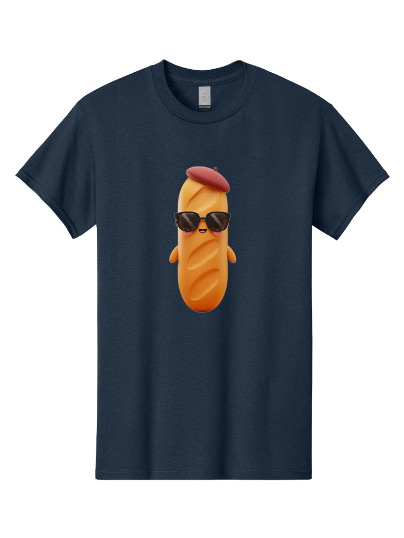 Potato-Character Men'S Graphic Tee, 100% Cotton, Comfortable Casual Summer Wear, Machine Washable, Sausage Character, Cartoon Sausage, 3D Sausage Illustration, Sausage Wearing Sunglasses, Beret On Sausage, Funny Food Character, Bad452 12