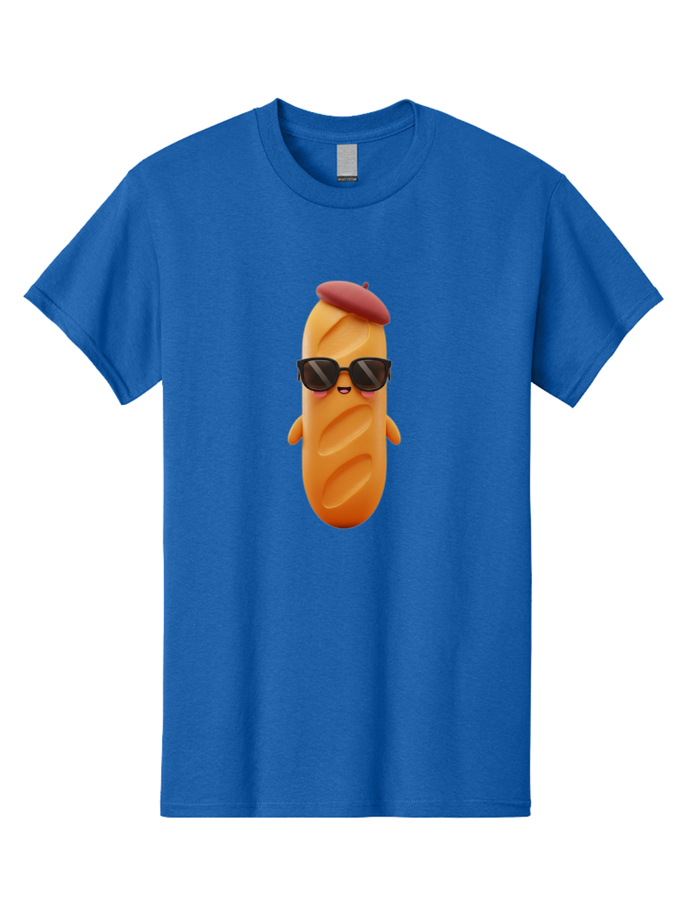 Potato-Character Men'S Graphic Tee, 100% Cotton, Comfortable Casual Summer Wear, Machine Washable, Sausage Character, Cartoon Sausage, 3D Sausage Illustration, Sausage Wearing Sunglasses, Beret On Sausage, Funny Food Character, Bad452 11