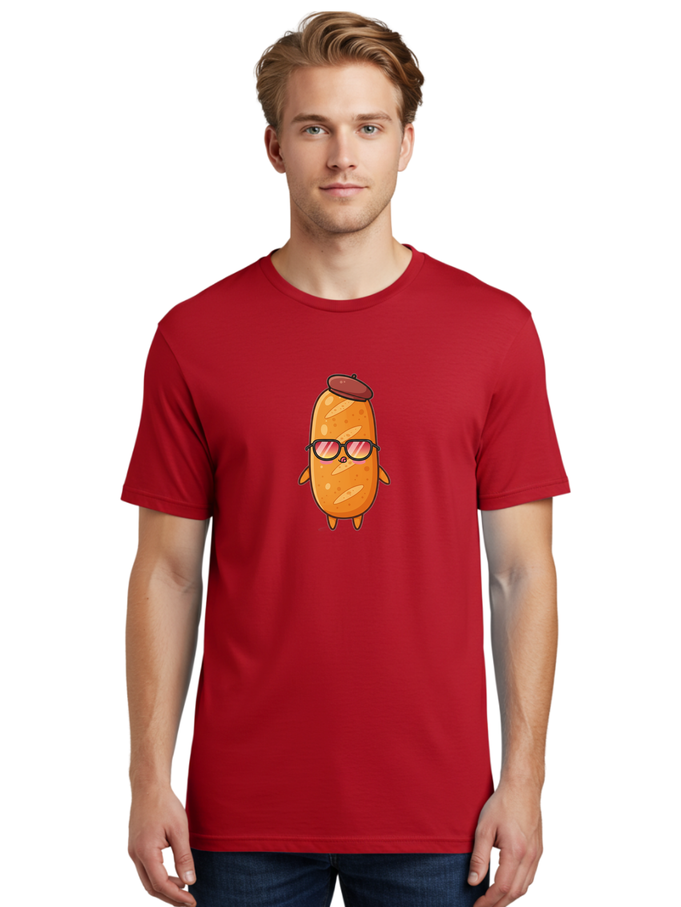 Potato-Head Men'S Graphic Tee, 100% Cotton, Comfortable Casual Summer Wear, Machine Washable, Cartoon Potato, Funny Character, Sunglasses, Hat, Kawaii Style, Cute Illustration, Mascot Design, Quirky Character, Humorous Art, Food Character, Bad453 25