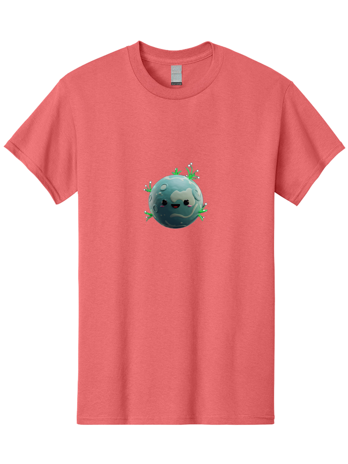 Sad-Earth Men'S Graphic Tee, 100% Cotton, Comfortable Casual Summer Wear, Machine Washable, Cartoon Earth, Sad Face, Crying Planet, Pollution, Climate Change, Environmental Issues, Global Warming, Eco-Friendly, Conservation Bad502 4