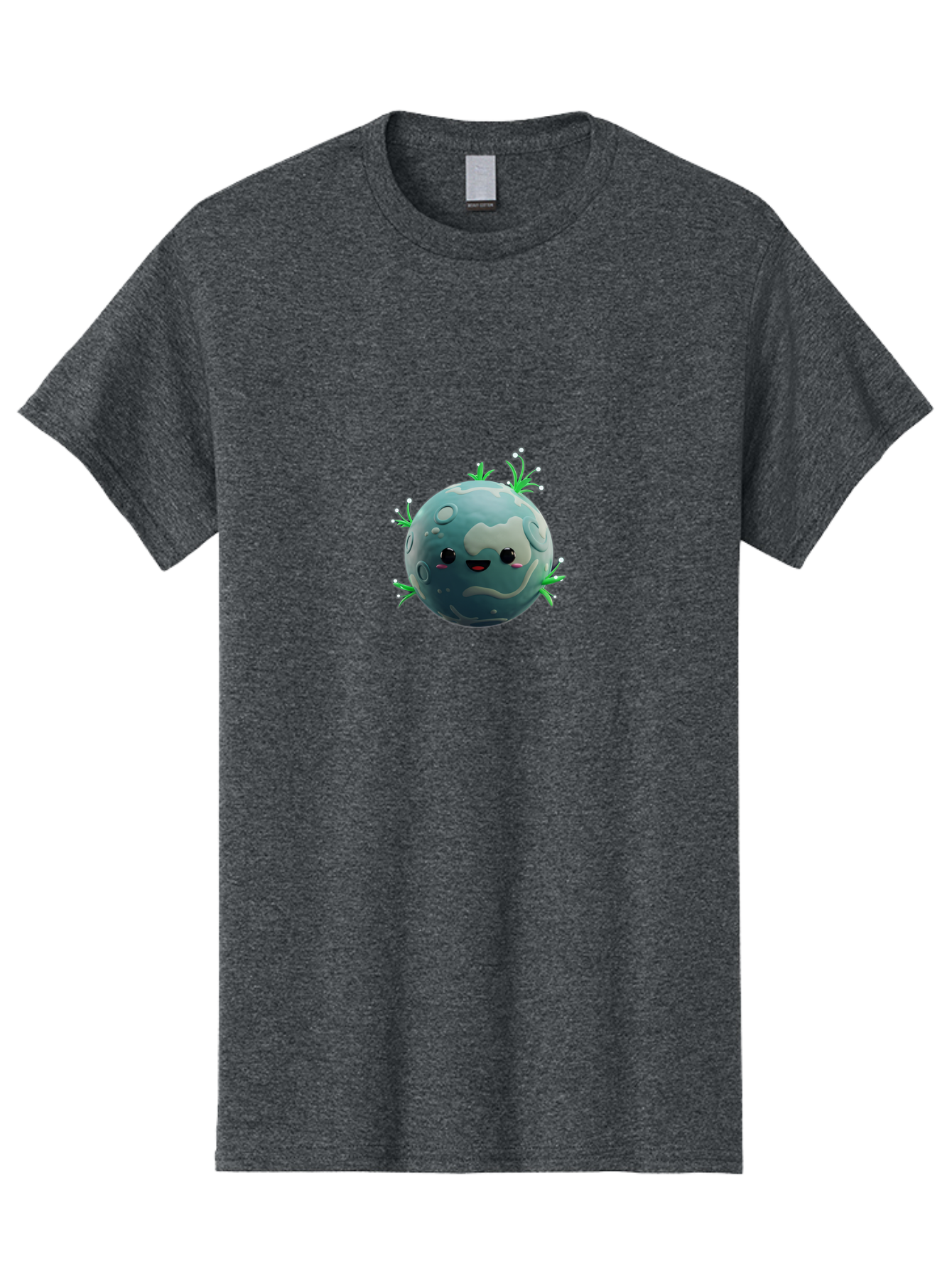Sad-Earth Men'S Graphic Tee, 100% Cotton, Comfortable Casual Summer Wear, Machine Washable, Cartoon Earth, Sad Face, Crying Planet, Pollution, Climate Change, Environmental Issues, Global Warming, Eco-Friendly, Conservation Bad502 11