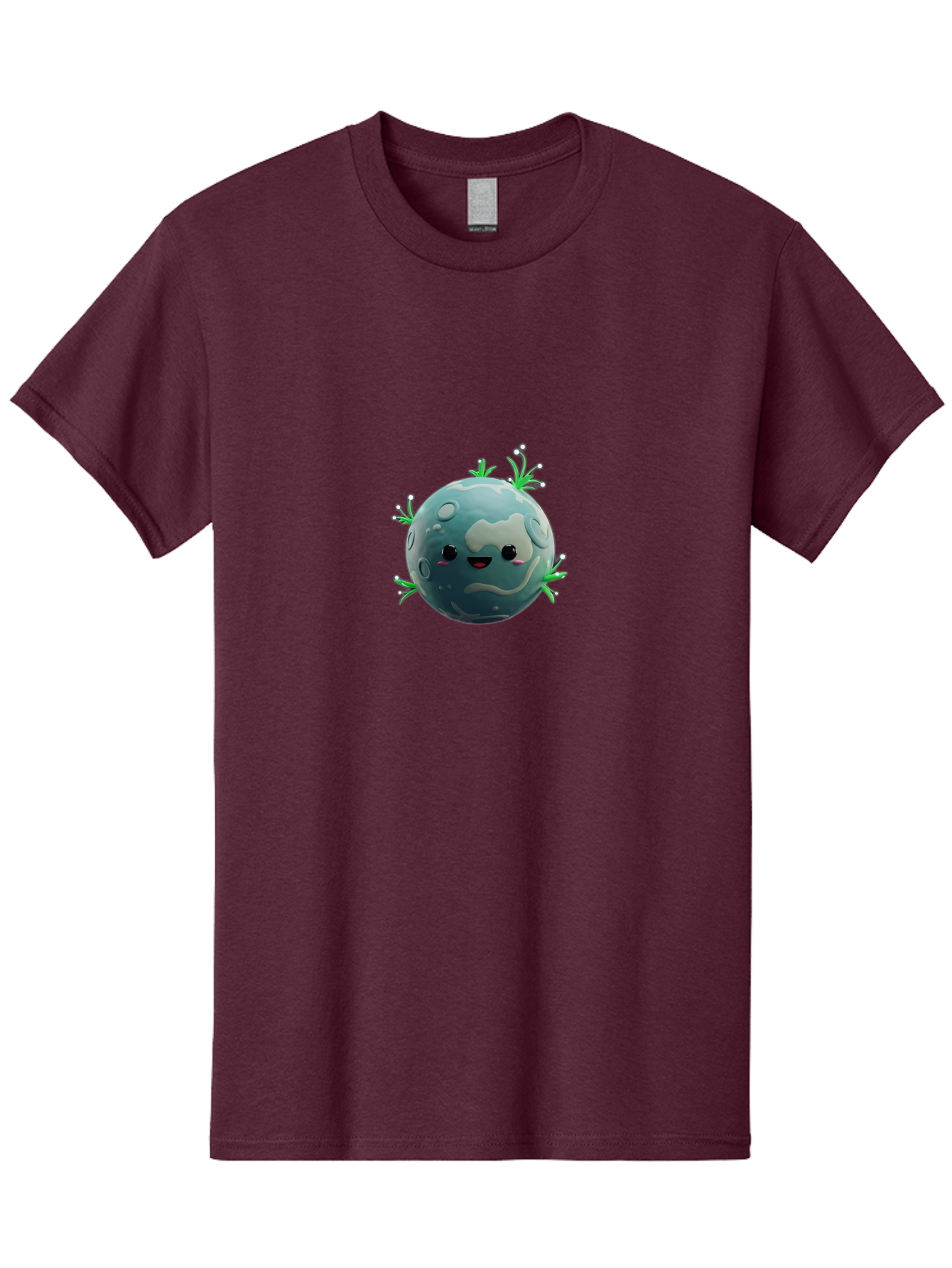 Sad-Earth Men'S Graphic Tee, 100% Cotton, Comfortable Casual Summer Wear, Machine Washable, Cartoon Earth, Sad Face, Crying Planet, Pollution, Climate Change, Environmental Issues, Global Warming, Eco-Friendly, Conservation Bad502 9