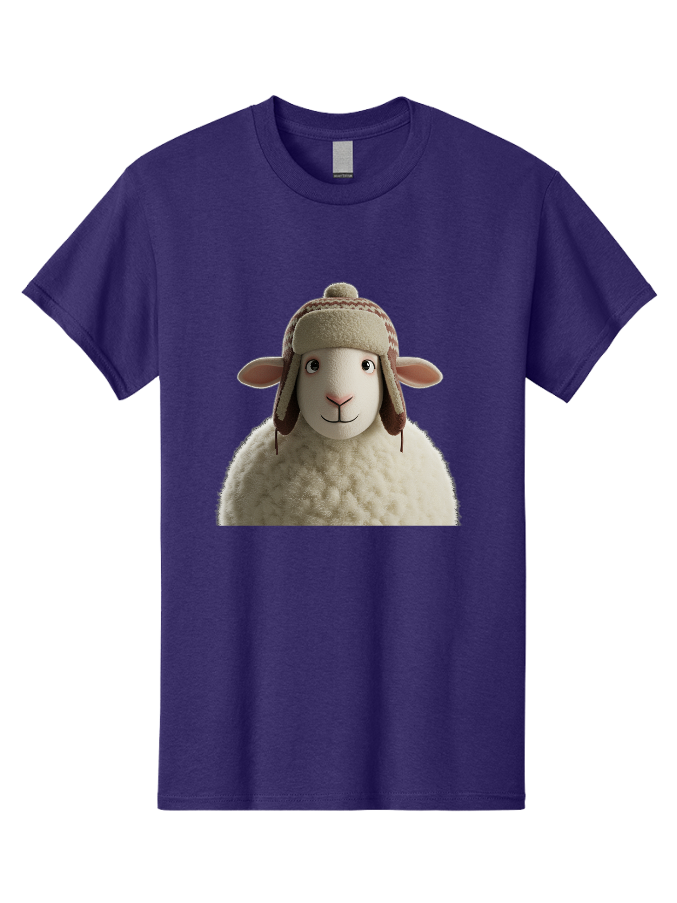 Shaun-The-Sheep Men'S Graphic Tee, 100% Cotton, Comfortable Casual Summer Wear, Machine Washable, Cartoon Sheep, Fluffy Sheep, Sheep With Hat, Funny Animal, Cute Character, Lovable Cartoon, Sheep Mascot, Funny Sheep, Woolly Sheep, Bad542 12