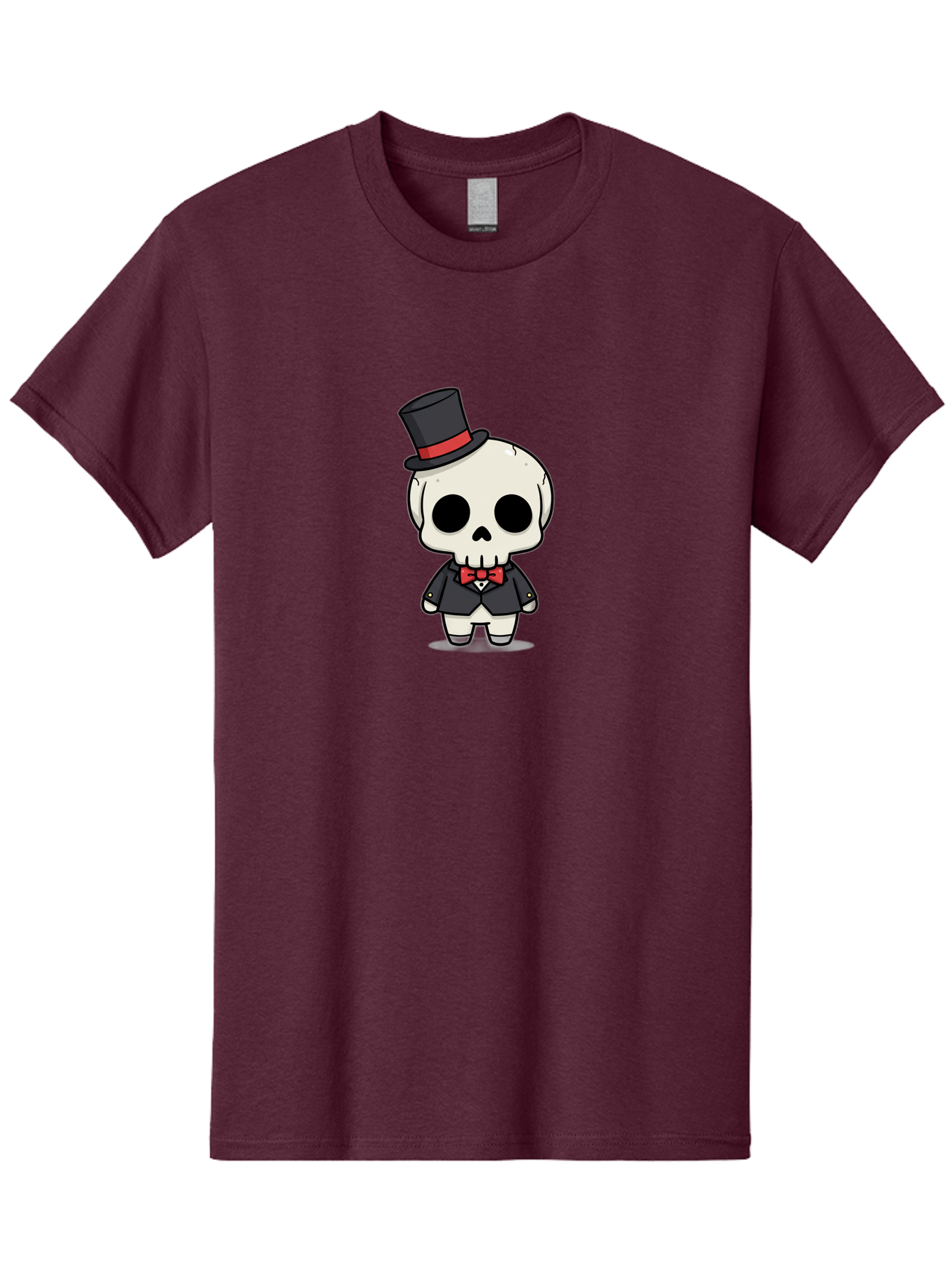 Skeleton-Gentleman Men'S Graphic Tee, 100% Cotton, Comfortable Casual Summer Wear, Machine Washable, Cartoon Skeleton, Gentleman Attire, Top Hat, Bow Tie, Spooky Chic, Halloween Style, Formal Wear, Skull Character, Kawaii Aesthetic, Bad572 8