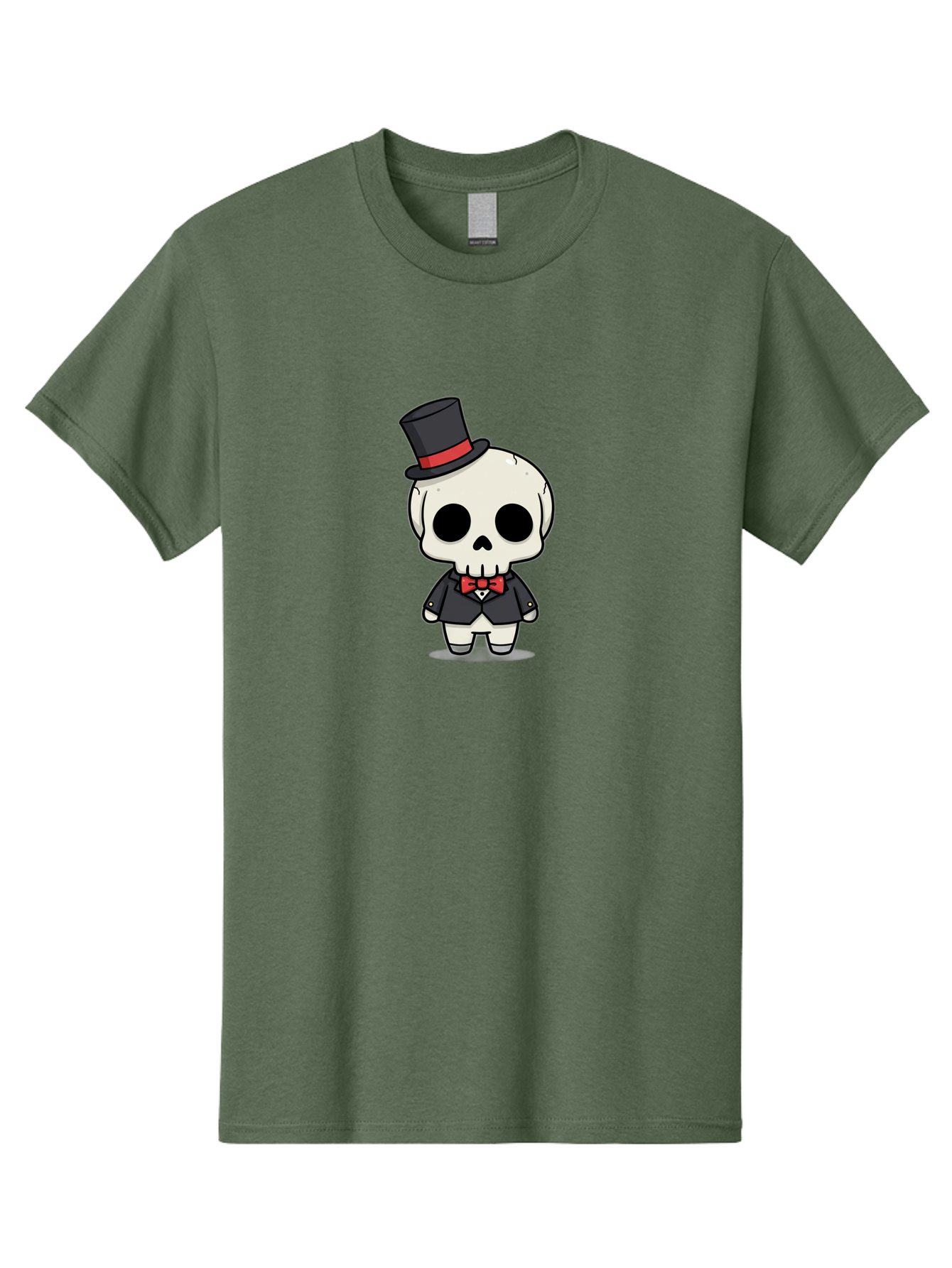 Skeleton-Gentleman Men'S Graphic Tee, 100% Cotton, Comfortable Casual Summer Wear, Machine Washable, Cartoon Skeleton, Gentleman Attire, Top Hat, Bow Tie, Spooky Chic, Halloween Style, Formal Wear, Skull Character, Kawaii Aesthetic, Bad572 14