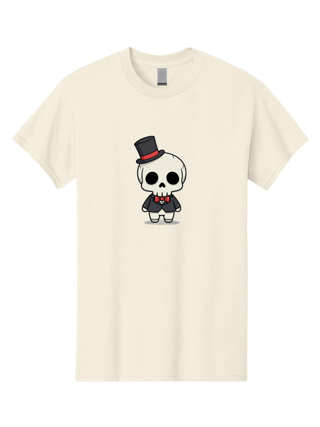 Skeleton-Gentleman Men'S Graphic Tee, 100% Cotton, Comfortable Casual Summer Wear, Machine Washable, Cartoon Skeleton, Gentleman Attire, Top Hat, Bow Tie, Spooky Chic, Halloween Style, Formal Wear, Skull Character, Kawaii Aesthetic, Bad572 15