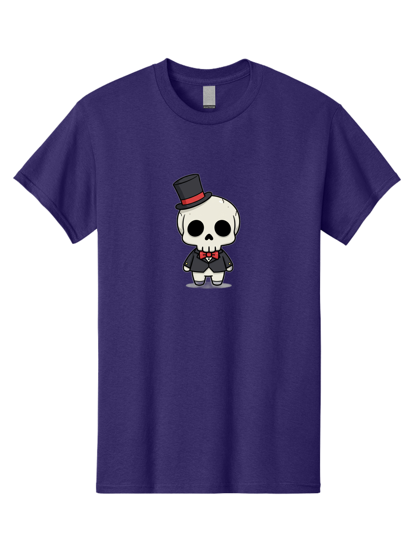 Skeleton-Gentleman Men'S Graphic Tee, 100% Cotton, Comfortable Casual Summer Wear, Machine Washable, Cartoon Skeleton, Gentleman Attire, Top Hat, Bow Tie, Spooky Chic, Halloween Style, Formal Wear, Skull Character, Kawaii Aesthetic, Bad572 12