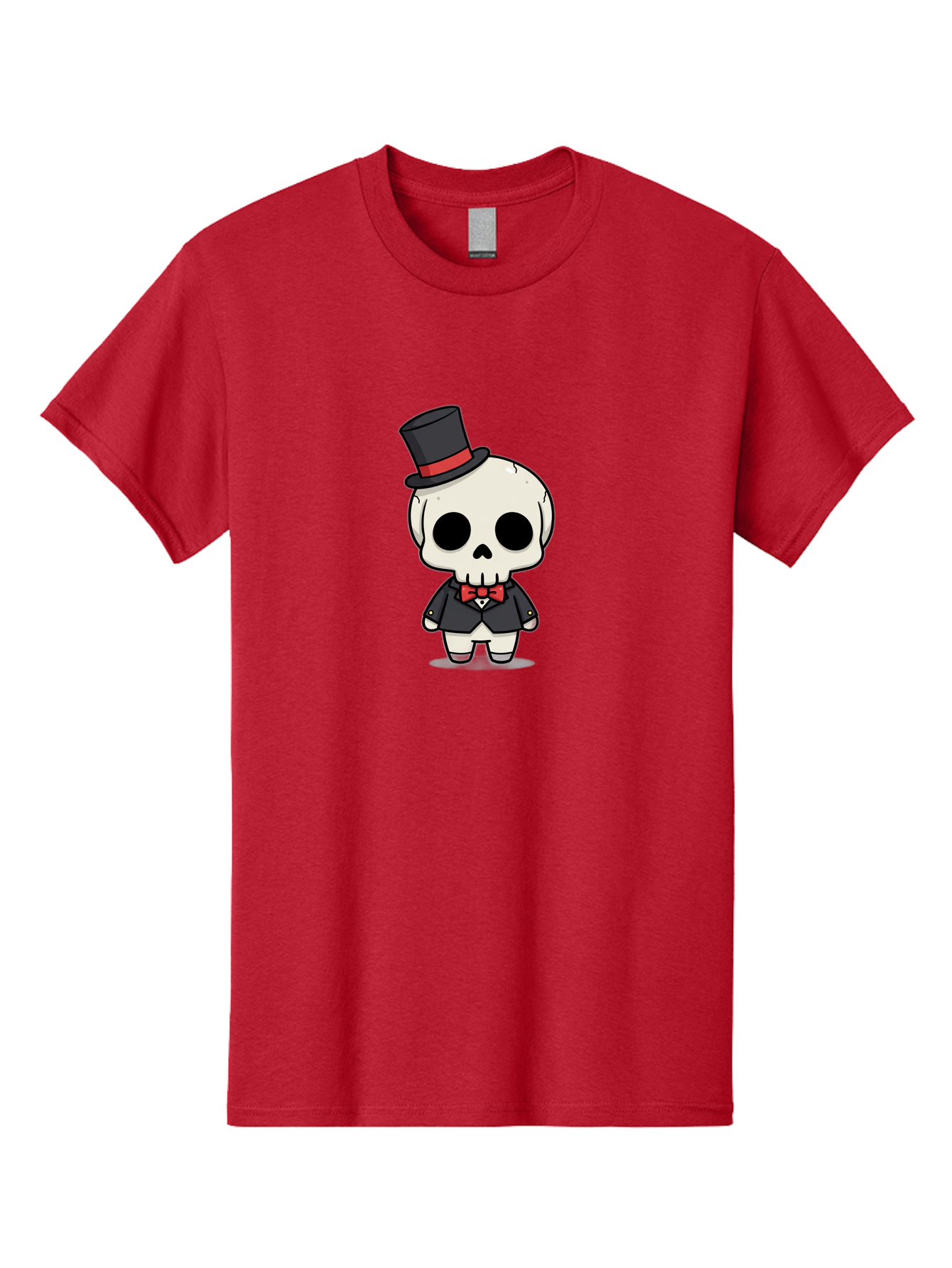 Skeleton-Gentleman Men'S Graphic Tee, 100% Cotton, Comfortable Casual Summer Wear, Machine Washable, Cartoon Skeleton, Gentleman Attire, Top Hat, Bow Tie, Spooky Chic, Halloween Style, Formal Wear, Skull Character, Kawaii Aesthetic, Bad572 11