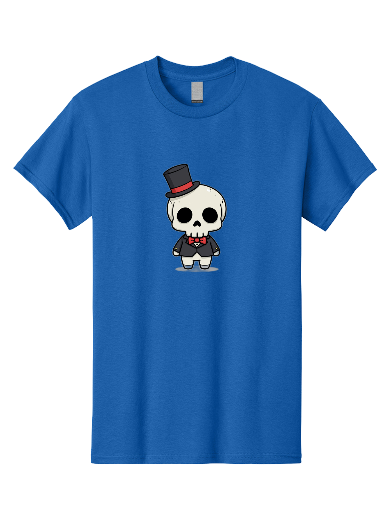 Skeleton-Gentleman Men'S Graphic Tee, 100% Cotton, Comfortable Casual Summer Wear, Machine Washable, Cartoon Skeleton, Gentleman Attire, Top Hat, Bow Tie, Spooky Chic, Halloween Style, Formal Wear, Skull Character, Kawaii Aesthetic, Bad572 9