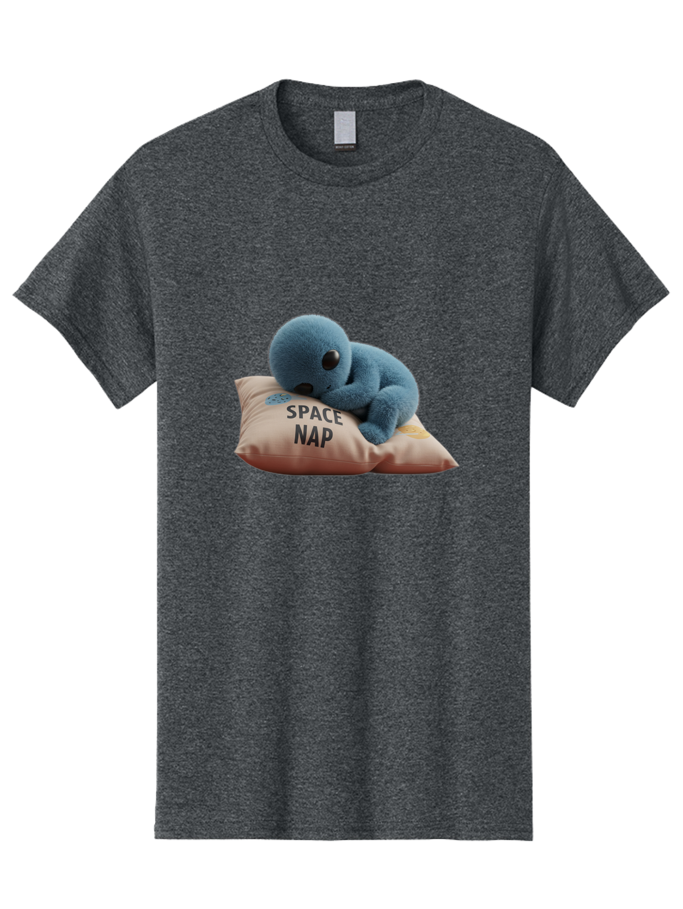 Space-Nap-4 Men'S Graphic Tee, 100% Cotton, Comfortable Casual Summer Wear, Machine Washable, Stuffed Alien, Space Nap, Sleeping On Pillow, Cute Plush Toy, Funny Meme, Cartoon Character, Adorable Creature, Resting In Space, Soft And Cuddly, Bad669 9