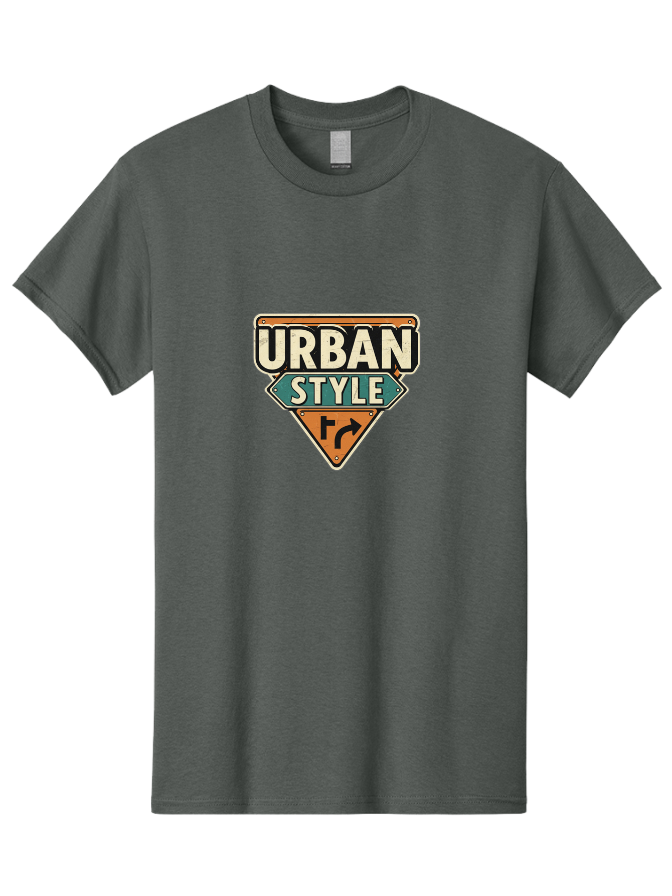 Urban-Style Men'S Graphic Tee, 100% Cotton, Comfortable Casual Summer Wear, Machine Washable, Urban Street Style, Modern Design, Street Signs, Trendy Graphics, Urban Fashion, City Vibe, Edgy Look, Stylish Logos Bad878 11