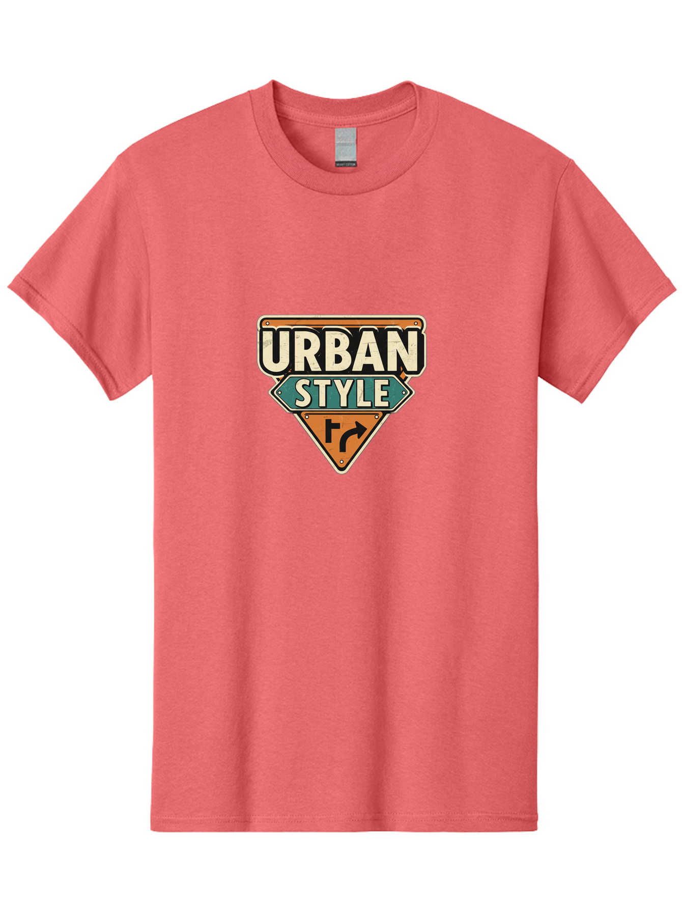 Urban-Style Men'S Graphic Tee, 100% Cotton, Comfortable Casual Summer Wear, Machine Washable, Urban Street Style, Modern Design, Street Signs, Trendy Graphics, Urban Fashion, City Vibe, Edgy Look, Stylish Logos Bad878 7