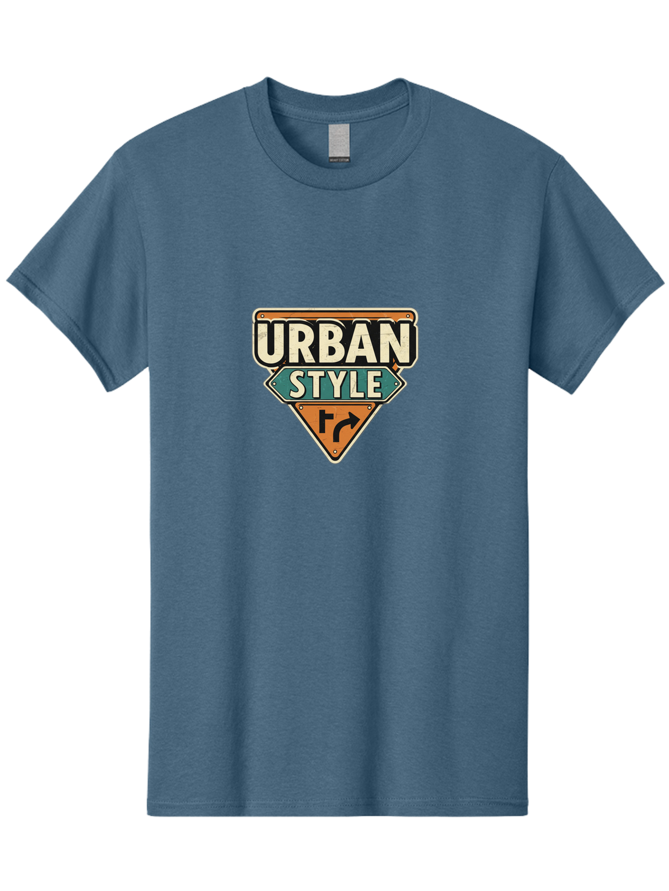 Urban-Style Men'S Graphic Tee, 100% Cotton, Comfortable Casual Summer Wear, Machine Washable, Urban Street Style, Modern Design, Street Signs, Trendy Graphics, Urban Fashion, City Vibe, Edgy Look, Stylish Logos Bad878 1