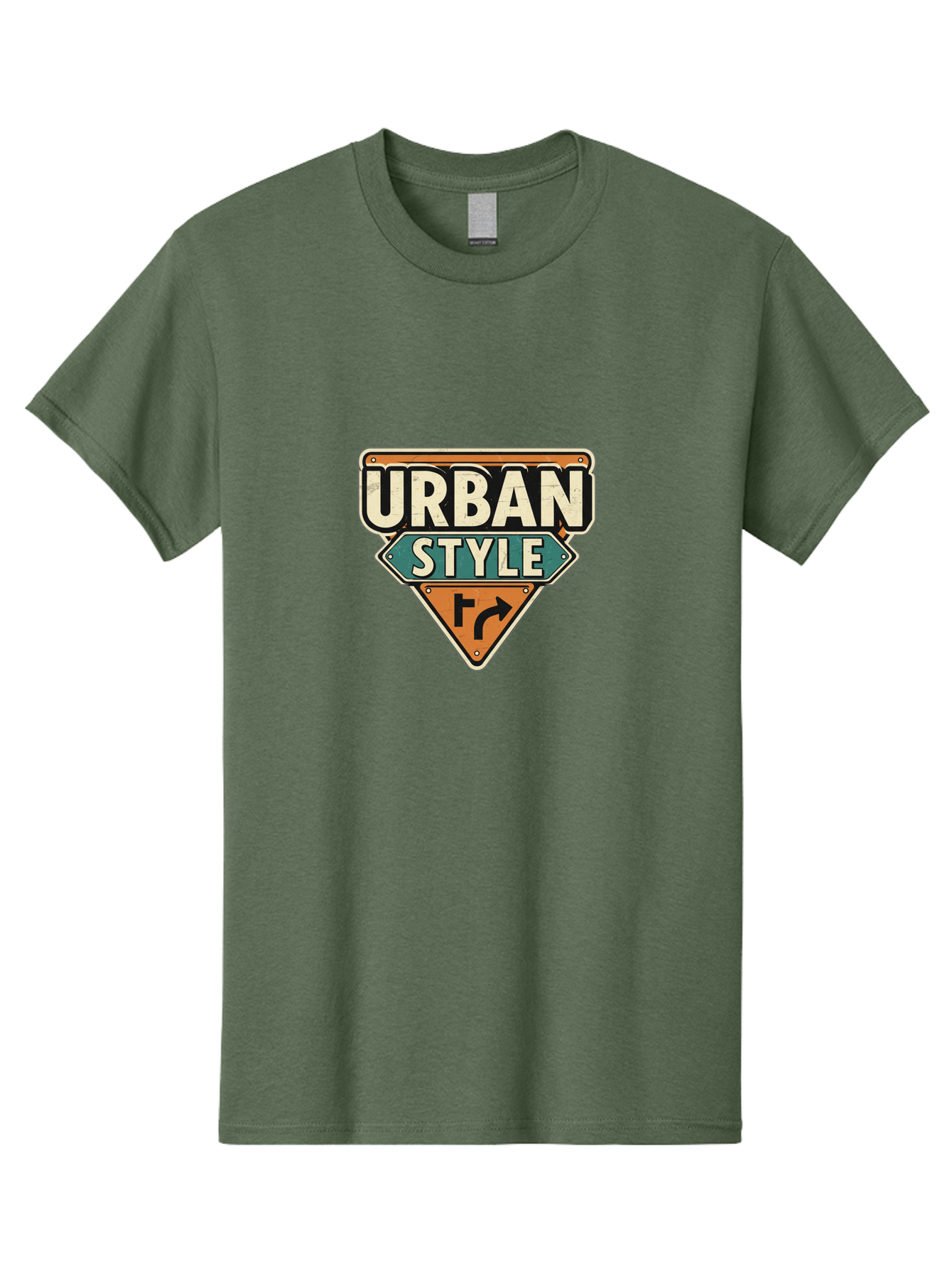 Urban-Style Men'S Graphic Tee, 100% Cotton, Comfortable Casual Summer Wear, Machine Washable, Urban Street Style, Modern Design, Street Signs, Trendy Graphics, Urban Fashion, City Vibe, Edgy Look, Stylish Logos Bad878 2