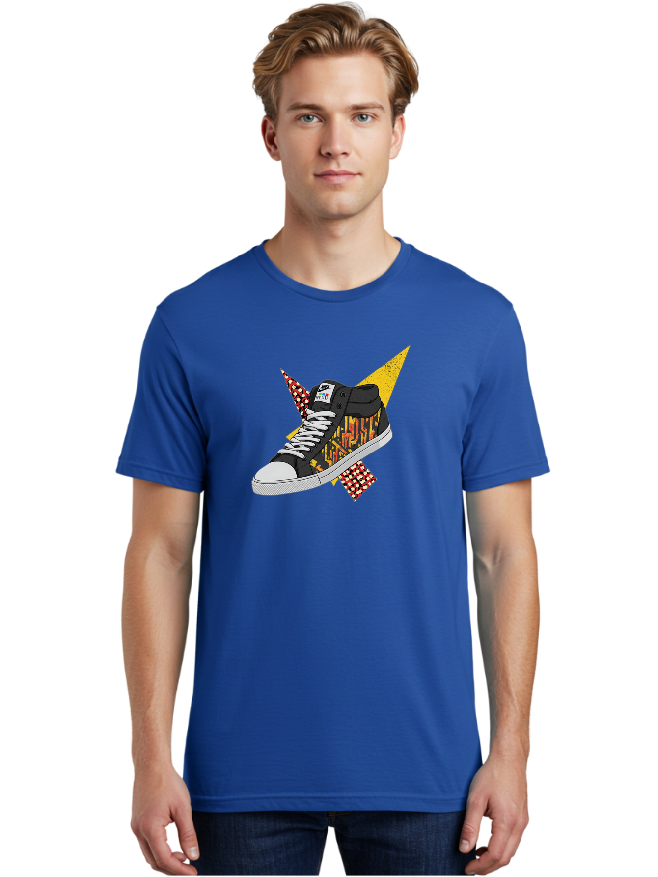 Vans Men'S Graphic Tee, 100% Cotton, Comfortable Casual Summer Wear, Machine Washable, Nike Sb Sneakers, Black And Yellow Design, White Laces, Streetwear Fashion, Skateboarding Shoes, Bold Graphics, Colorful Accents, Youth Culture Bad882 26