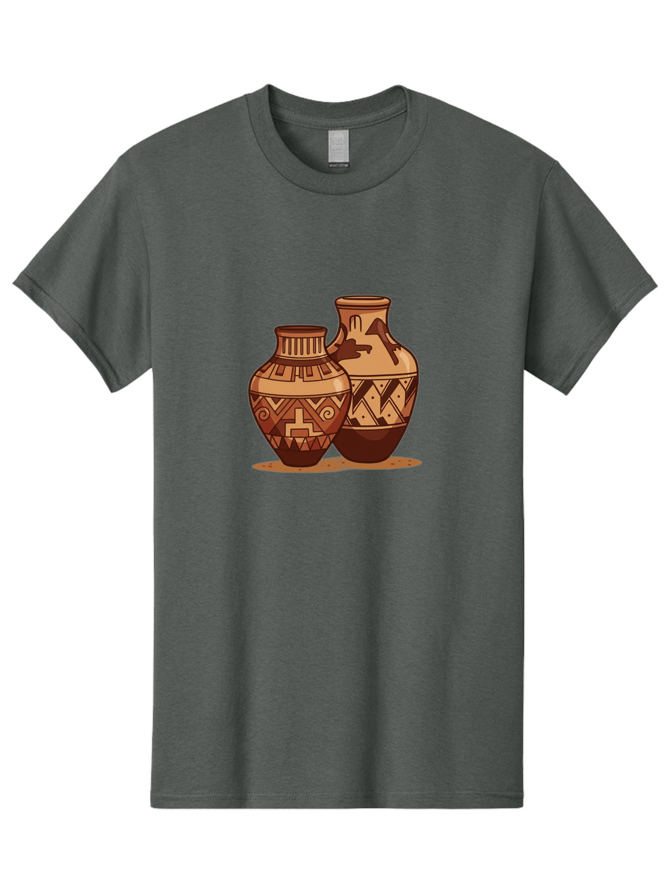 Vases Men'S Graphic Tee, 100% Cotton, Comfortable Casual Summer Wear, Machine Washable, Clay Pottery, Traditional Ceramics, Earthy Tones, Geometric Patterns, Tribal Designs, Cultural Heritage, Handmade Craftsmanship, Rustic Charm Bad885 9
