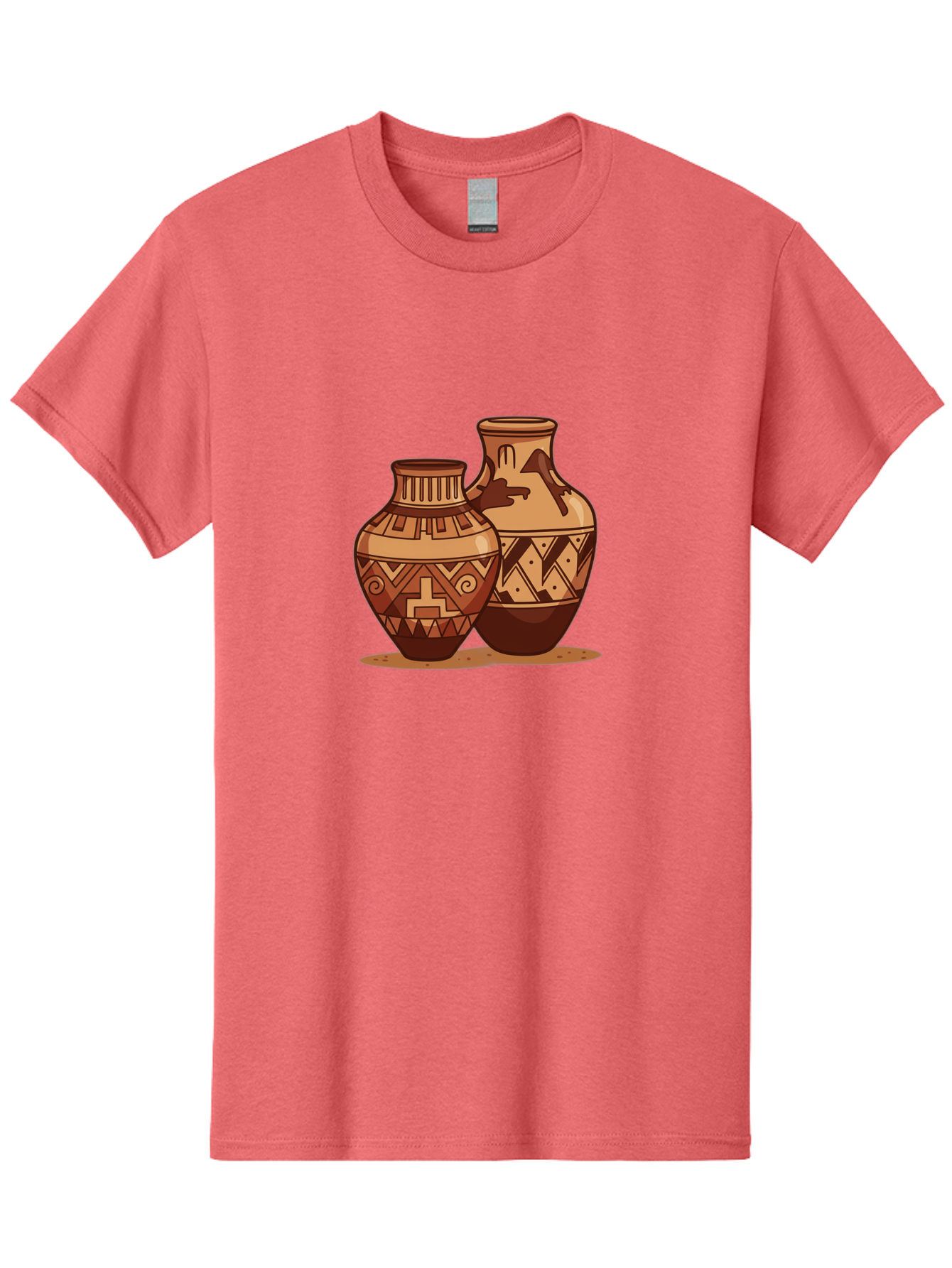 Vases Men'S Graphic Tee, 100% Cotton, Comfortable Casual Summer Wear, Machine Washable, Clay Pottery, Traditional Ceramics, Earthy Tones, Geometric Patterns, Tribal Designs, Cultural Heritage, Handmade Craftsmanship, Rustic Charm Bad885 13