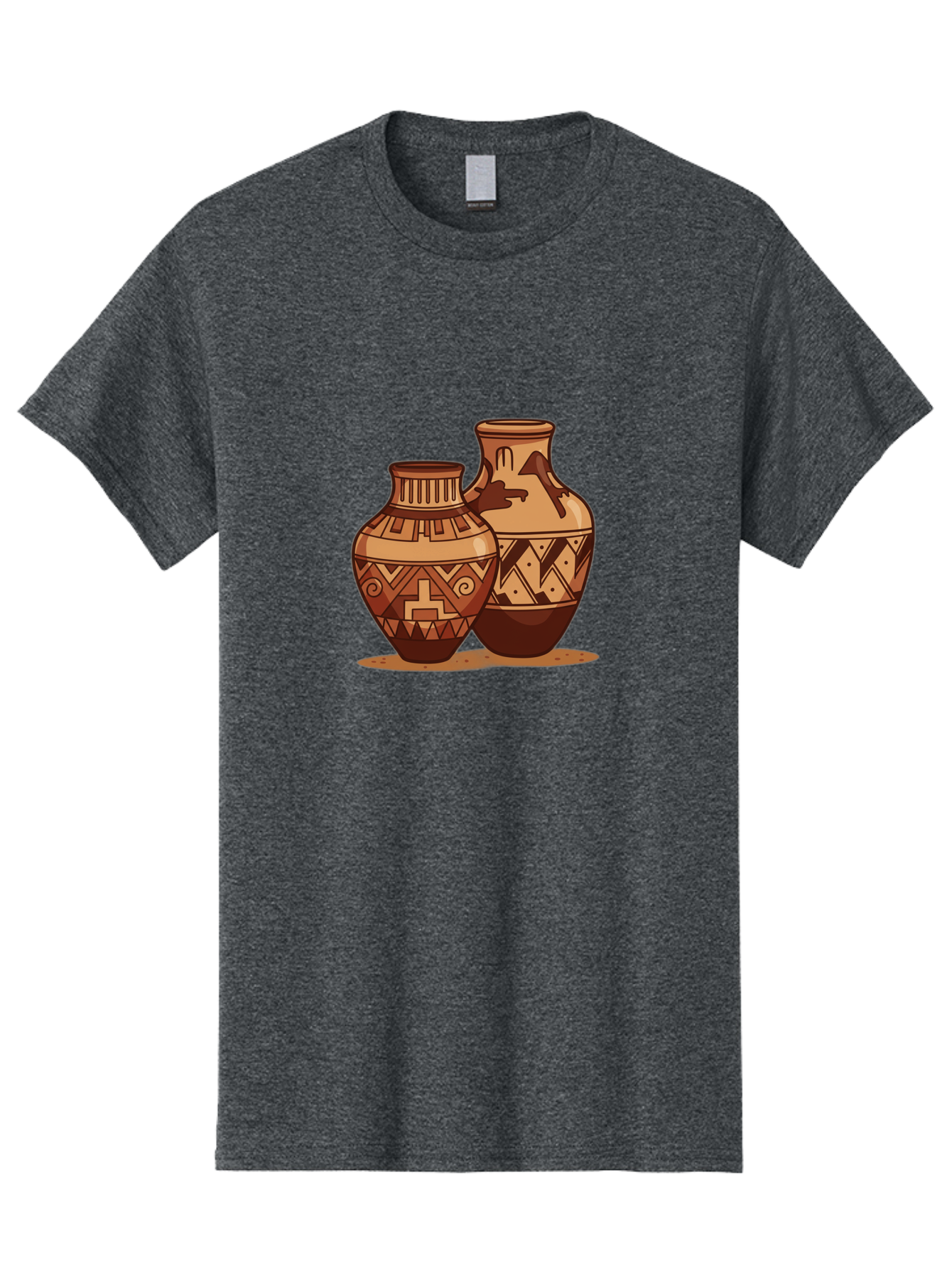 Vases Men'S Graphic Tee, 100% Cotton, Comfortable Casual Summer Wear, Machine Washable, Clay Pottery, Traditional Ceramics, Earthy Tones, Geometric Patterns, Tribal Designs, Cultural Heritage, Handmade Craftsmanship, Rustic Charm Bad885 14