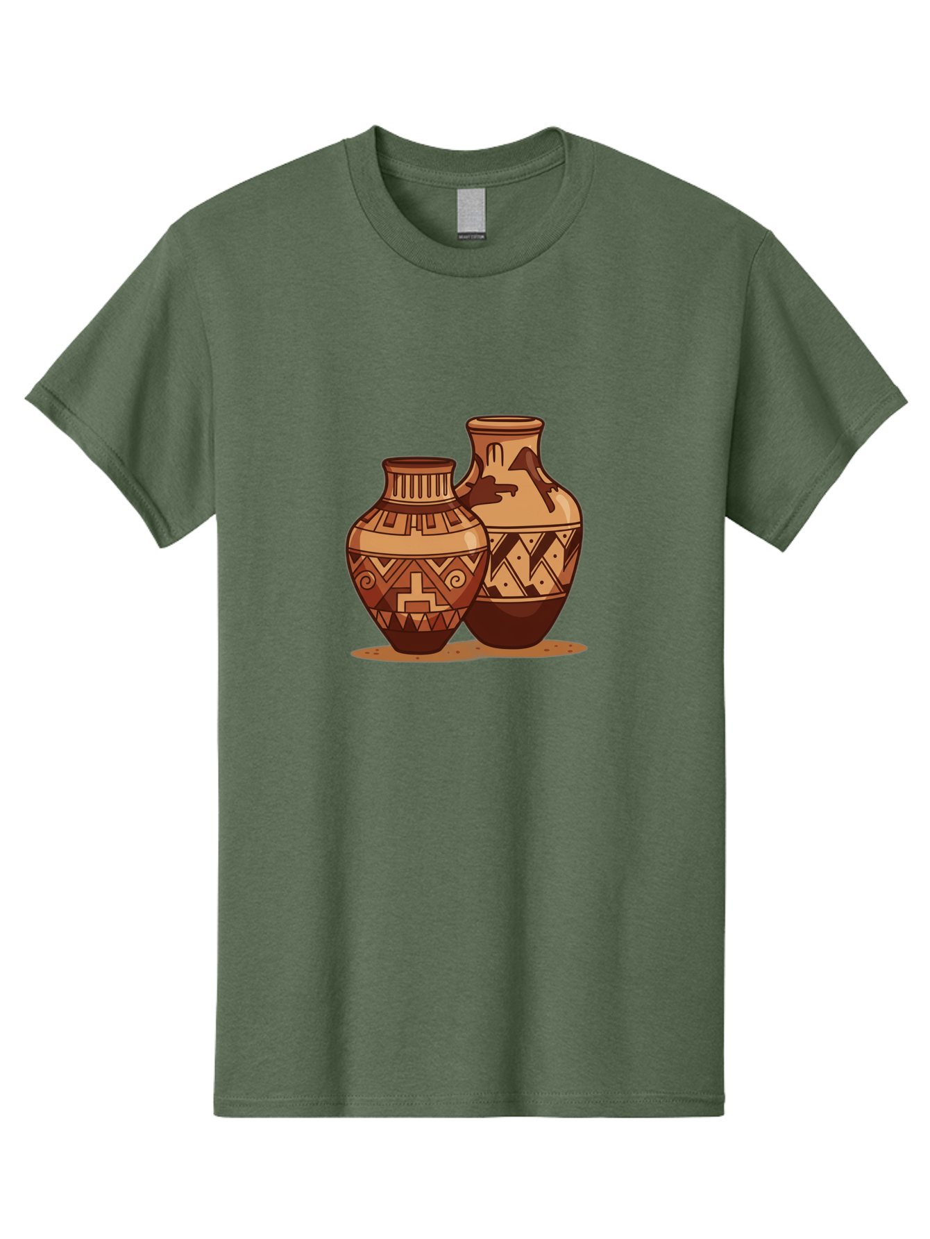 Vases Men'S Graphic Tee, 100% Cotton, Comfortable Casual Summer Wear, Machine Washable, Clay Pottery, Traditional Ceramics, Earthy Tones, Geometric Patterns, Tribal Designs, Cultural Heritage, Handmade Craftsmanship, Rustic Charm Bad885 5
