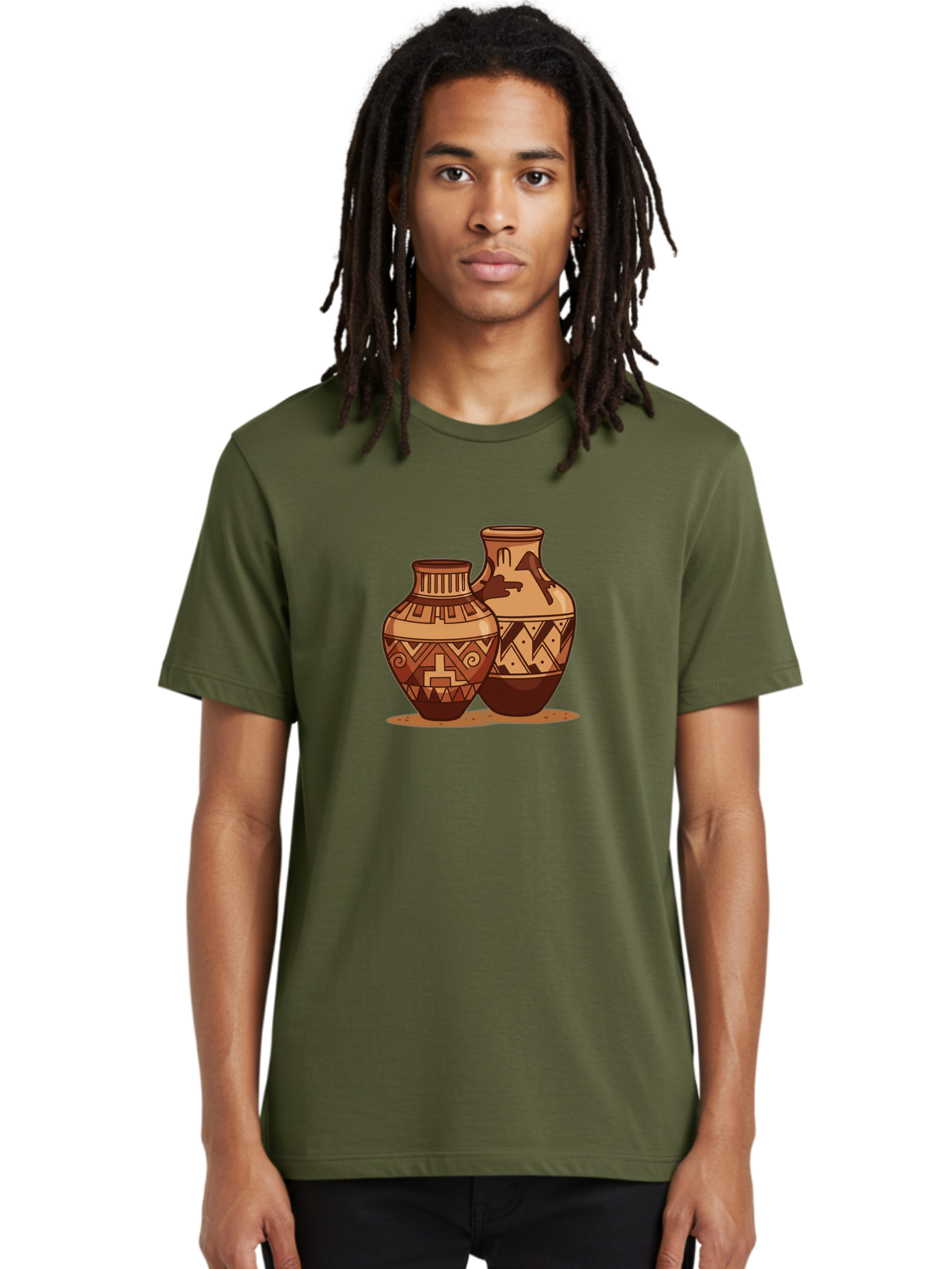 Vases Men'S Graphic Tee, 100% Cotton, Comfortable Casual Summer Wear, Machine Washable, Clay Pottery, Traditional Ceramics, Earthy Tones, Geometric Patterns, Tribal Designs, Cultural Heritage, Handmade Craftsmanship, Rustic Charm Bad885 20