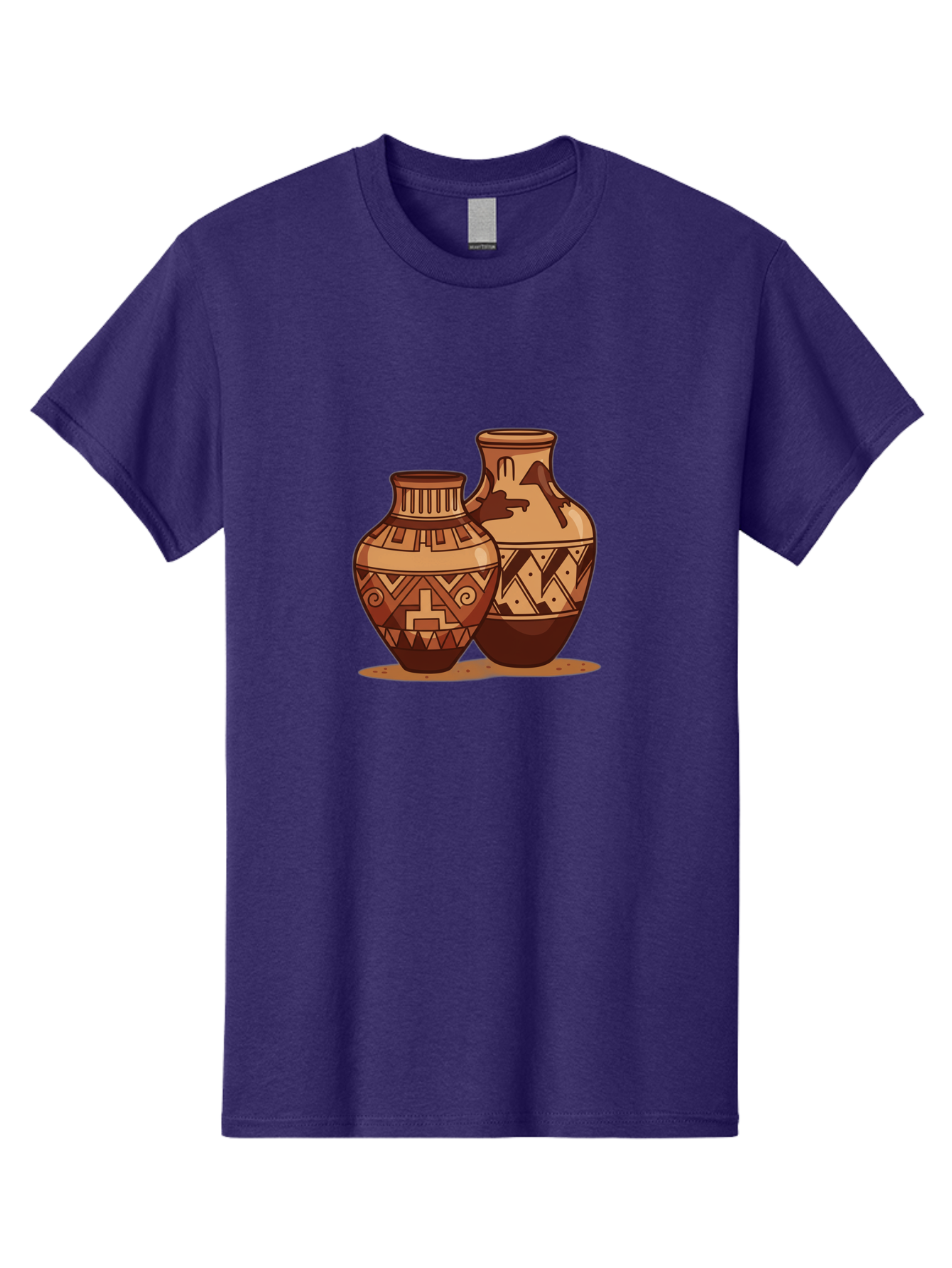 Vases Men'S Graphic Tee, 100% Cotton, Comfortable Casual Summer Wear, Machine Washable, Clay Pottery, Traditional Ceramics, Earthy Tones, Geometric Patterns, Tribal Designs, Cultural Heritage, Handmade Craftsmanship, Rustic Charm Bad885 7