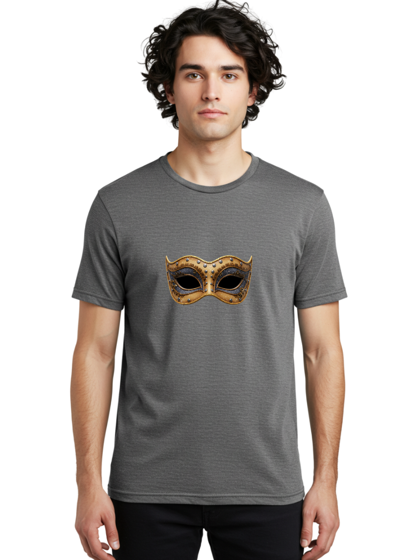 Venetian-Mask-5 Men'S Graphic Tee, 100% Cotton, Comfortable Casual Summer Wear, Machine Washable, Leather Mask, Decorative Mask, Masquerade Ball, Costume Accessory, Rhinestone Embellishments, Eye Cover, Fashion Statement, Luxury Design, Bad892 21