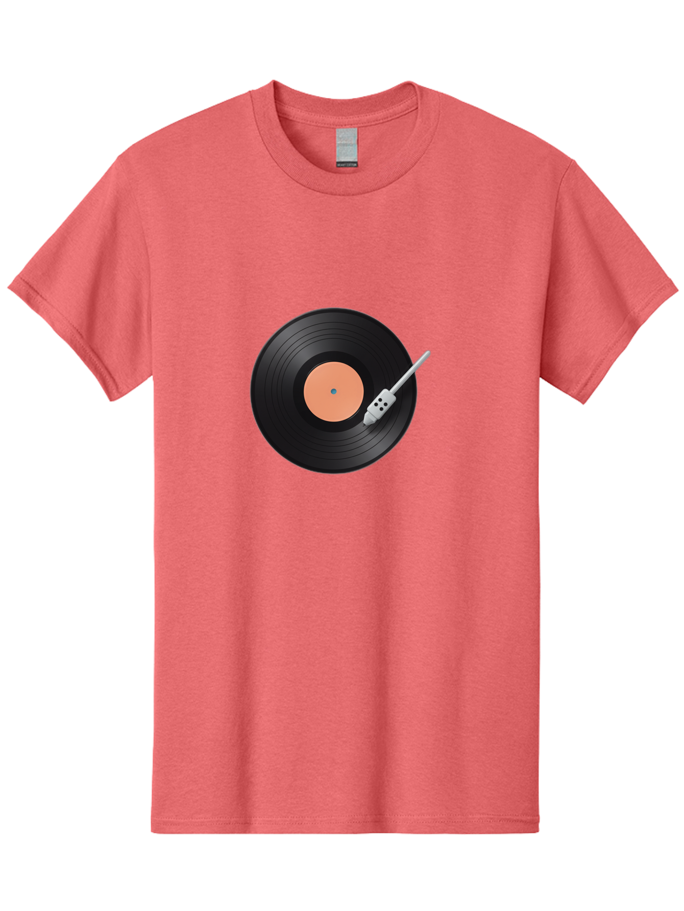 Vinyl-Record-1 Men'S Graphic Tee, 100% Cotton, Comfortable Casual Summer Wear, Machine Washable, Vinyl Record Player, Record Playing, Music Lover, Vinyl Collector, Retro Music, Nostalgic Sound, Classic Tunes, Analog Music, Turntable, Bad896 2