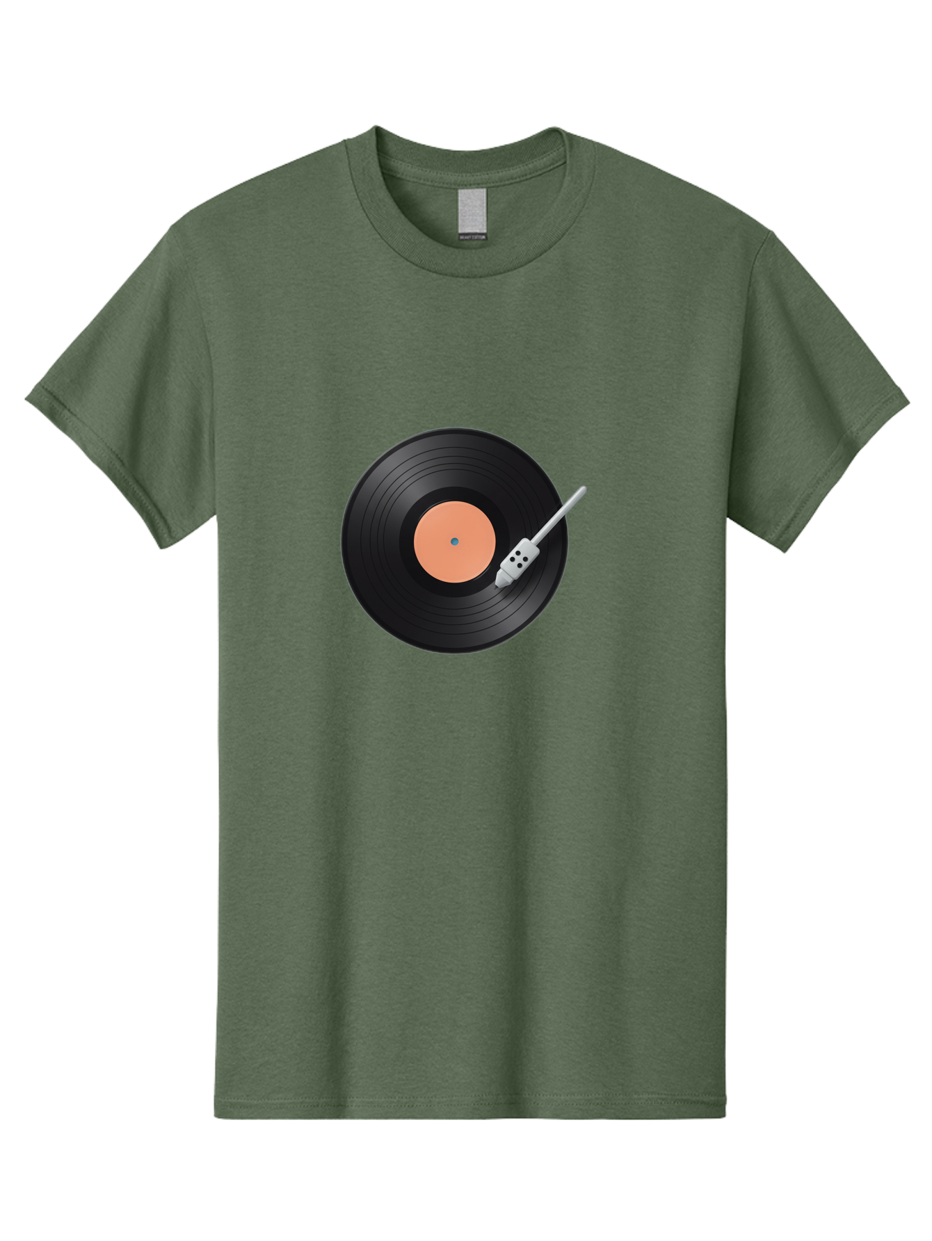 Vinyl-Record-1 Men'S Graphic Tee, 100% Cotton, Comfortable Casual Summer Wear, Machine Washable, Vinyl Record Player, Record Playing, Music Lover, Vinyl Collector, Retro Music, Nostalgic Sound, Classic Tunes, Analog Music, Turntable, Bad896 1