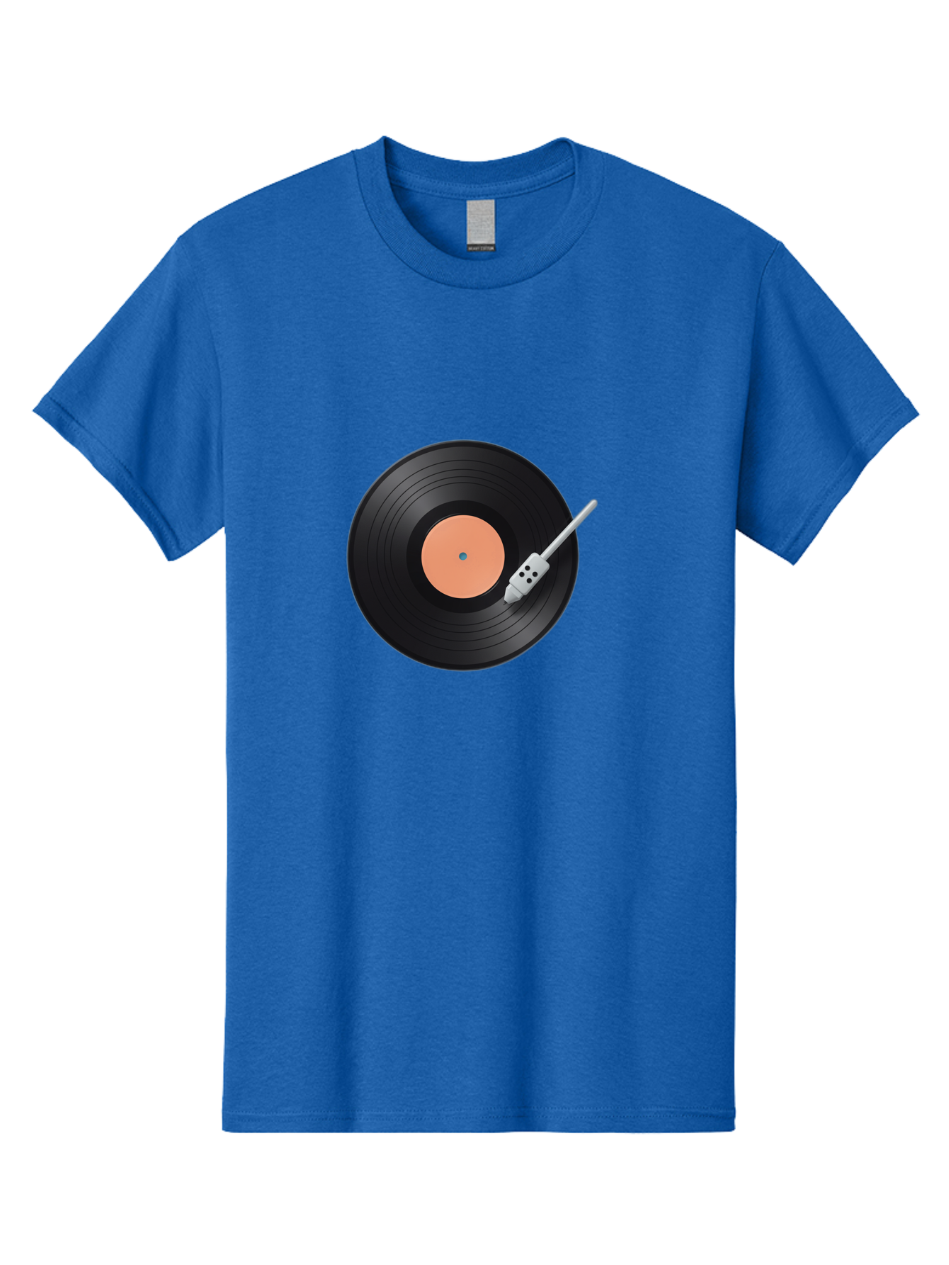 Vinyl-Record-1 Men'S Graphic Tee, 100% Cotton, Comfortable Casual Summer Wear, Machine Washable, Vinyl Record Player, Record Playing, Music Lover, Vinyl Collector, Retro Music, Nostalgic Sound, Classic Tunes, Analog Music, Turntable, Bad896 4