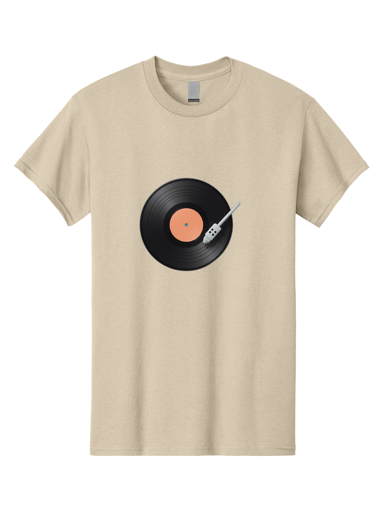 Vinyl-Record-1 Men'S Graphic Tee, 100% Cotton, Comfortable Casual Summer Wear, Machine Washable, Vinyl Record Player, Record Playing, Music Lover, Vinyl Collector, Retro Music, Nostalgic Sound, Classic Tunes, Analog Music, Turntable, Bad896 3